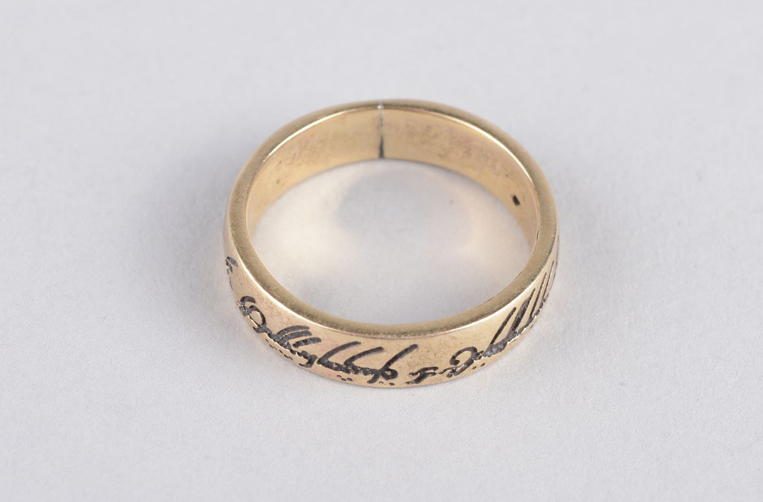 Мужское кольцо ручной работы красивое кольцо цельное мужской аксессуар  фото 4