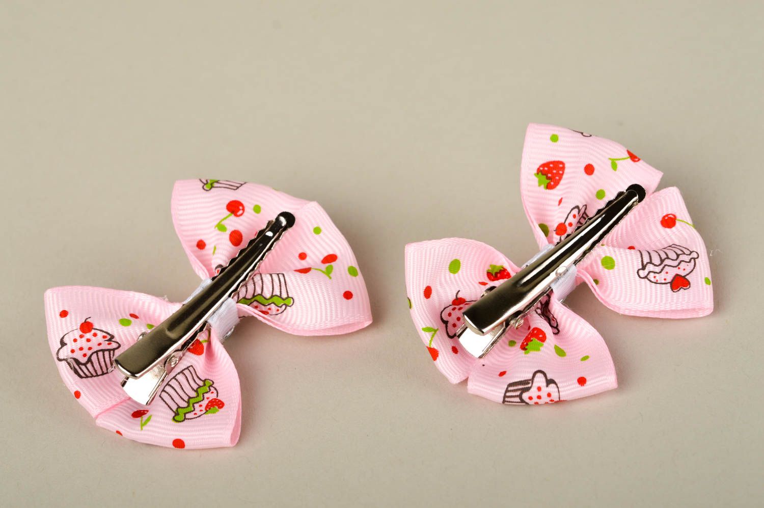 Pinzas de pelo artesanales accesorios para niñas de cintas regalos originales foto 3