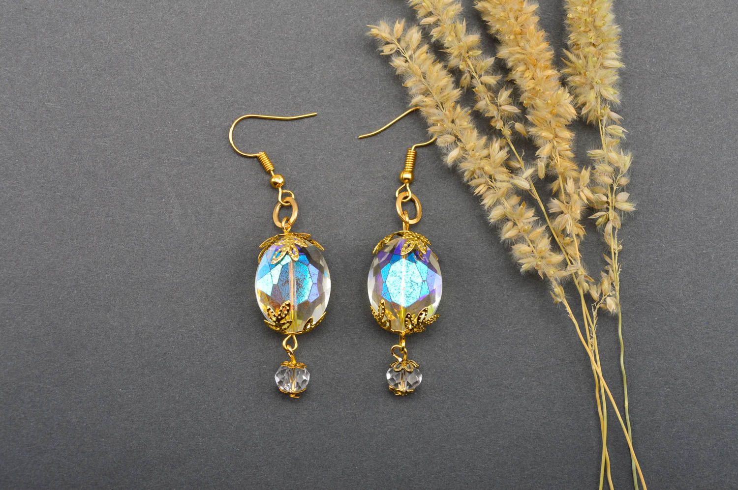 Unusual handmade beaded earrings costume jewelry designs gifts for her photo 1
