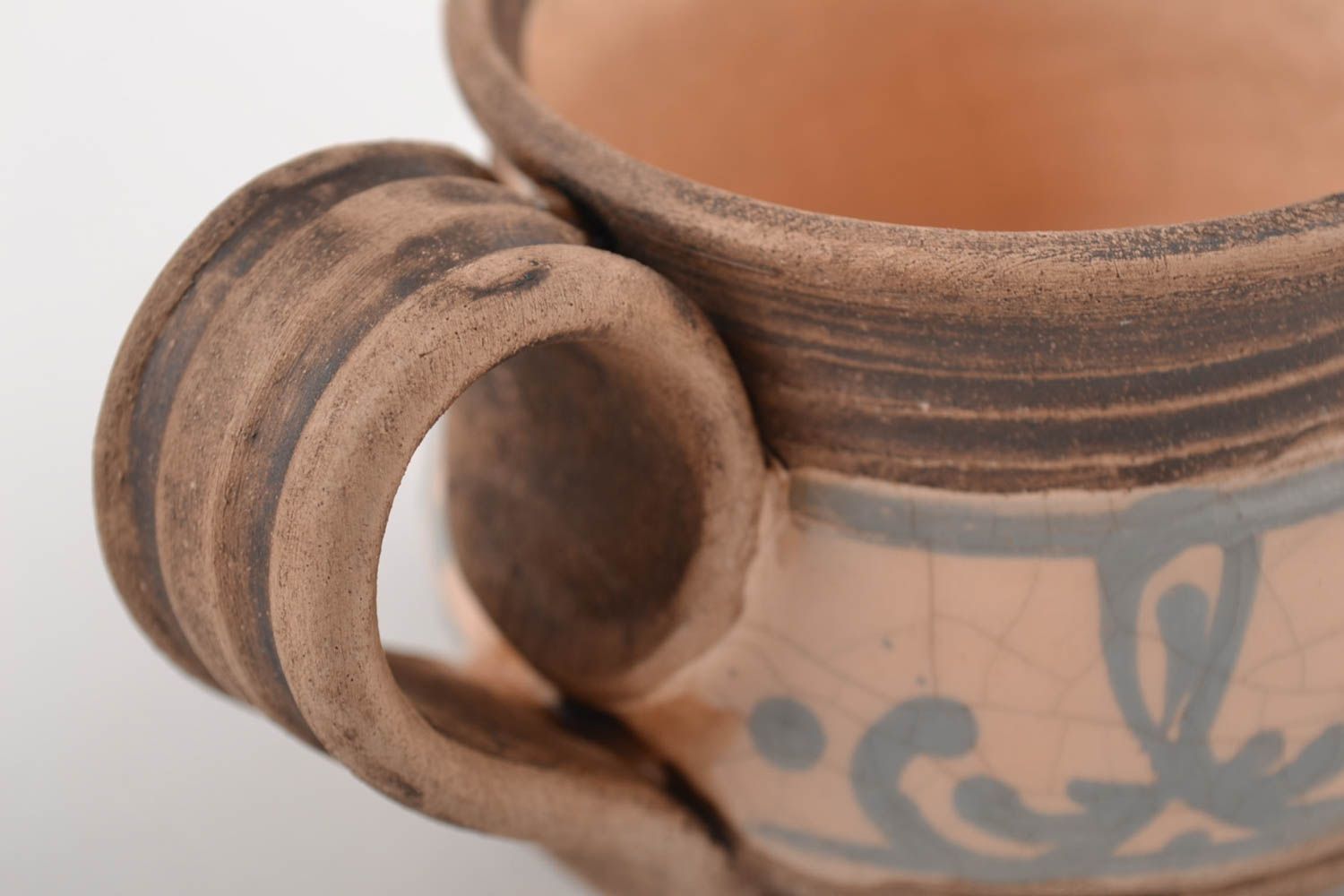 Taza de cerámica artesanal para té regalo original utensilio de cocina   foto 3