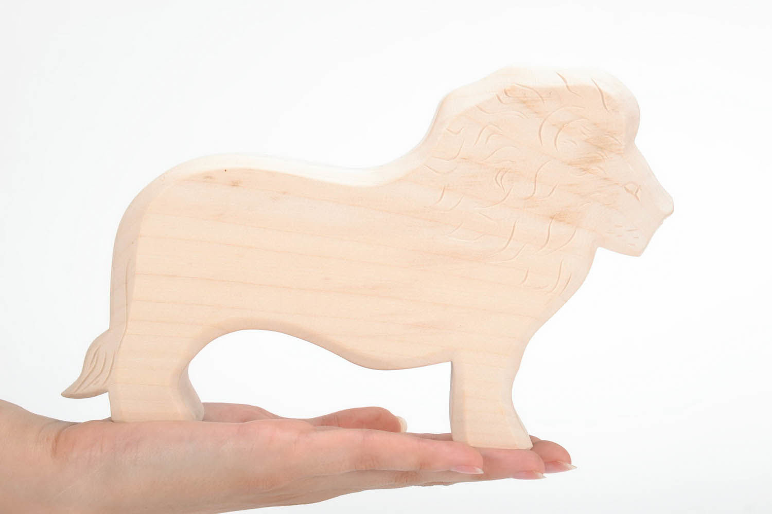 Wooden toy Lion photo 5