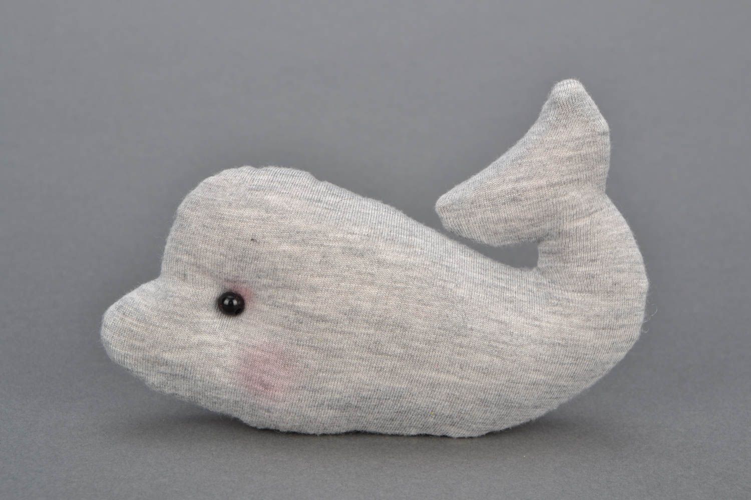 Handmade soft toy dolphin photo 1