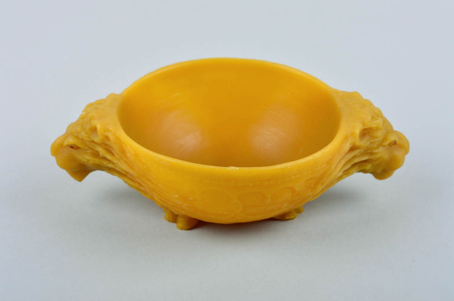 Handmade designer beeswaxed bowl unique eco-friendly tableware unusual present photo 7