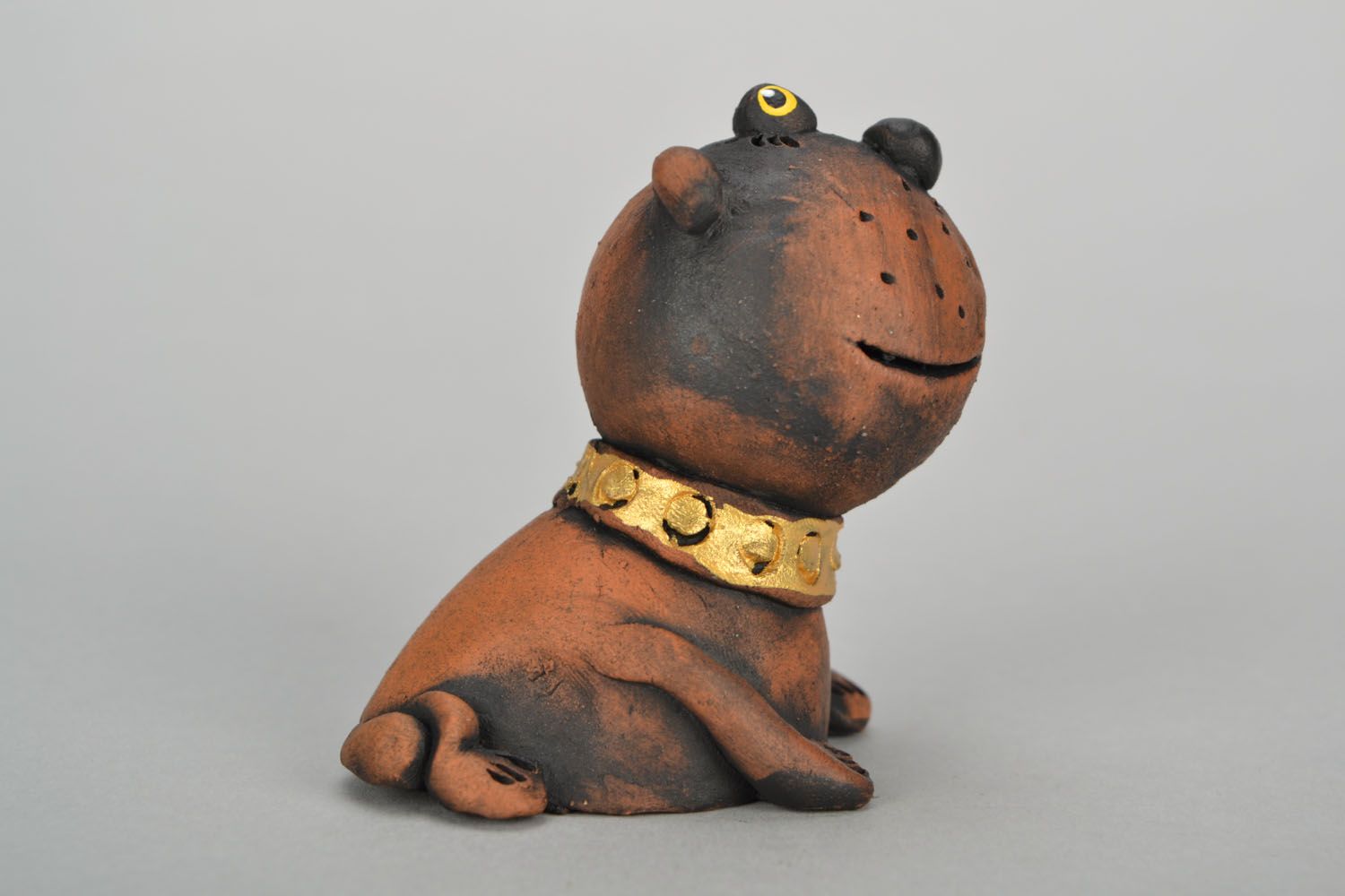 Ceramic figurine Bulldog with Tongue photo 4
