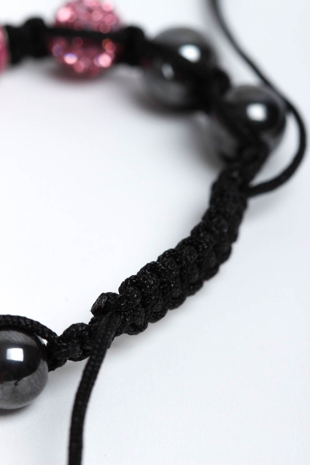 Handmade bracelet with beads stylish designer bracelet woven bracelet for girls photo 4