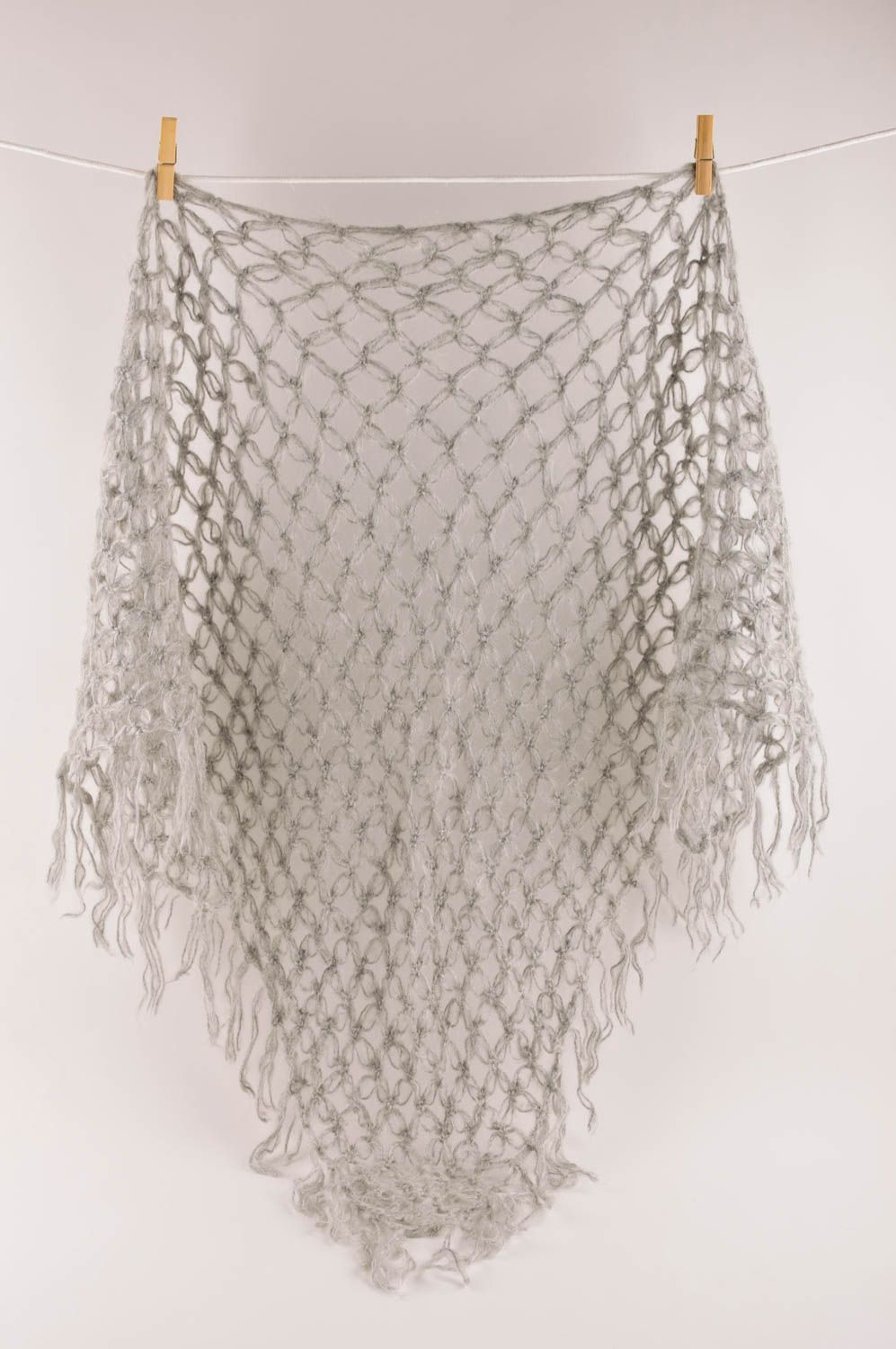 Handmade crocheted shawl for women winter shawl stylish winter scarf for girls photo 1
