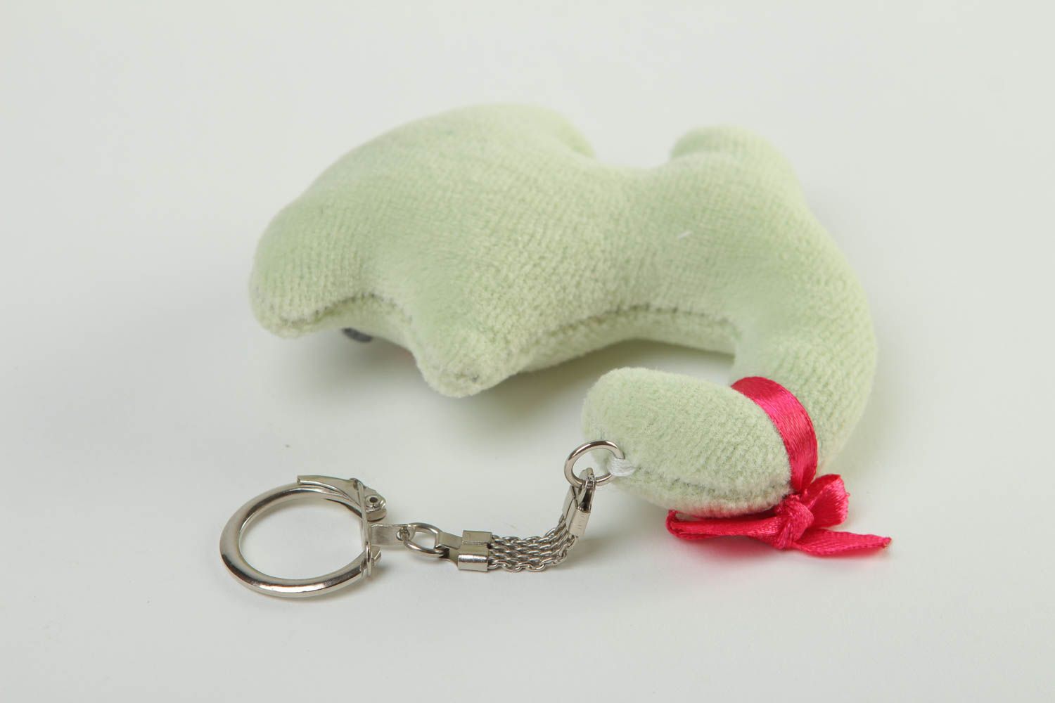 Unusual handmade fabric soft toy keychain best keychain for kids gift ideas photo 4