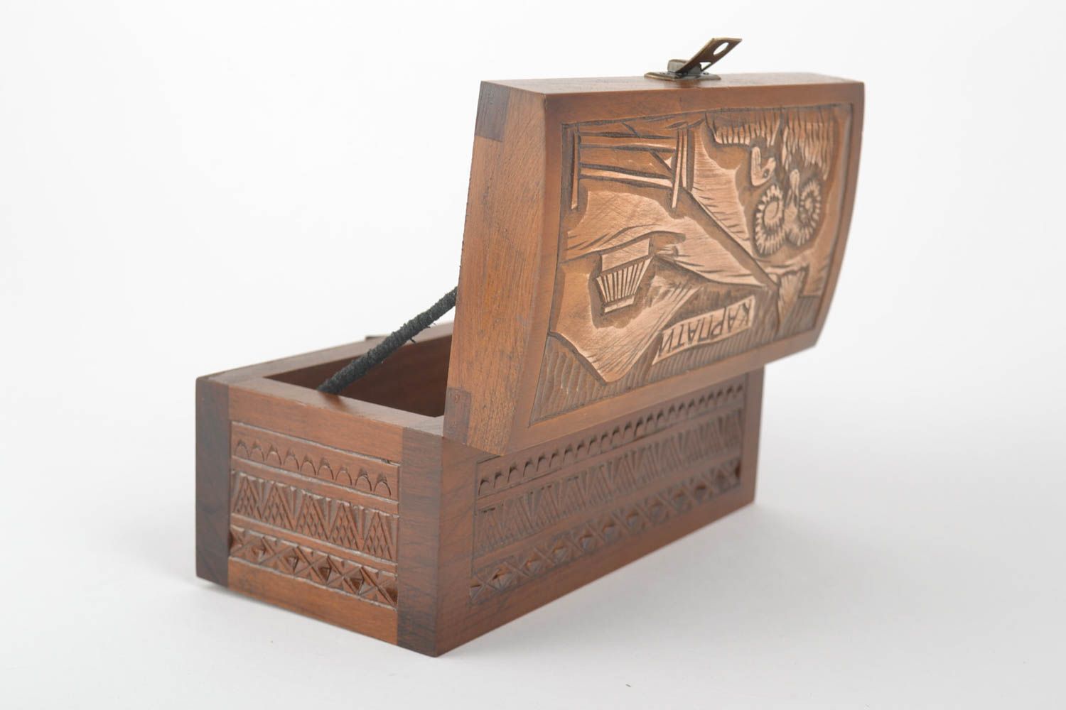 Caja decorativa hecha a mano cofre de madera regalo original para mujeres foto 4
