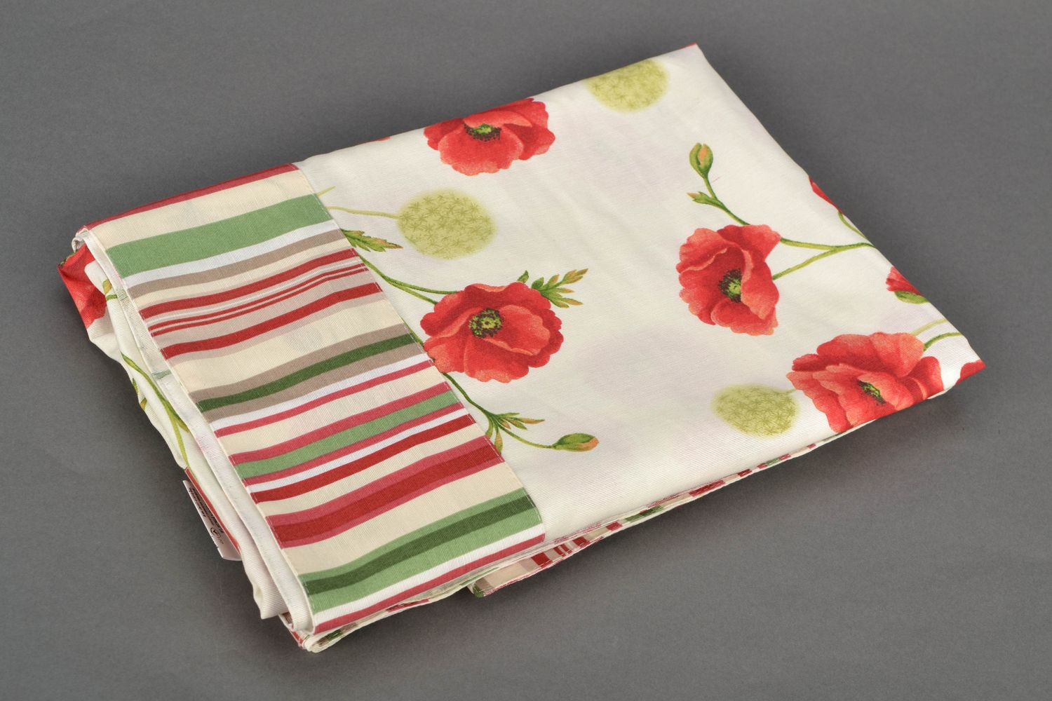 Mantel de tela de algodón para mesa rectangular Primavera foto 4