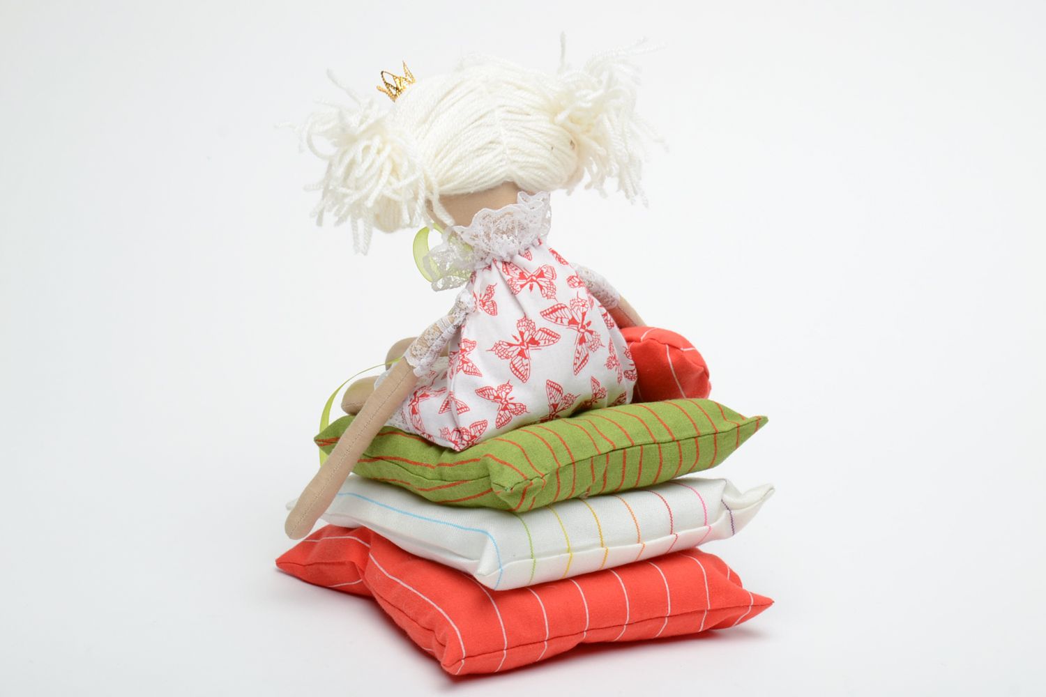 Handmade designer fabric doll photo 4