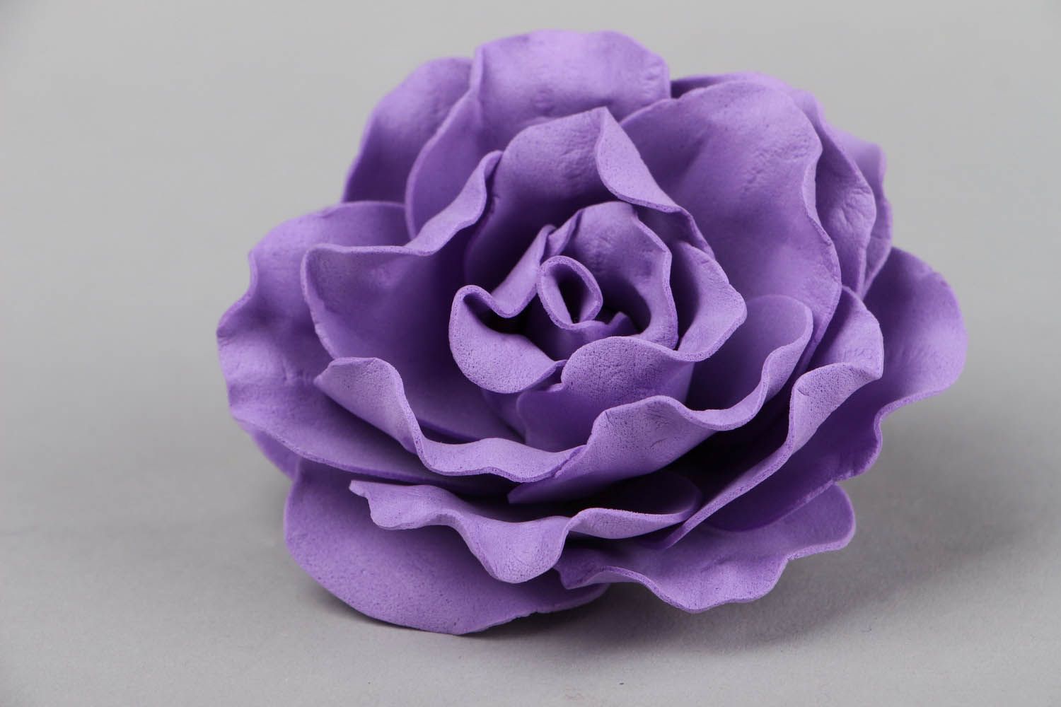 Hair barrette Purple Rose photo 2