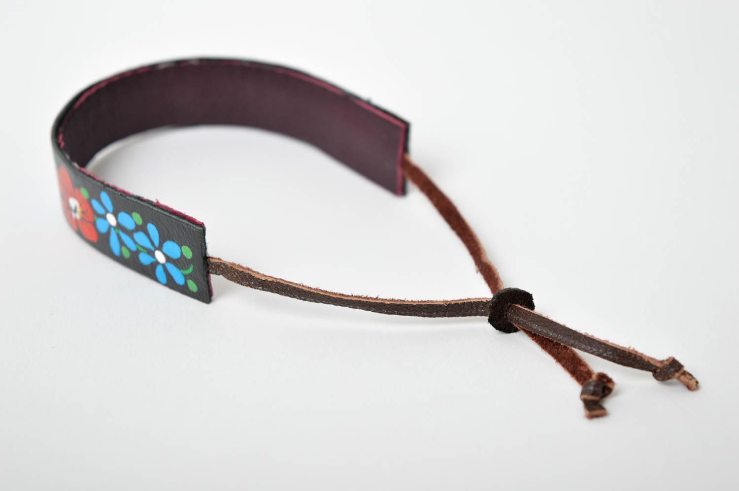 Handgefertigtes Armband Frauen Leder Schmuck Accessoire für Frauen modisch foto 3