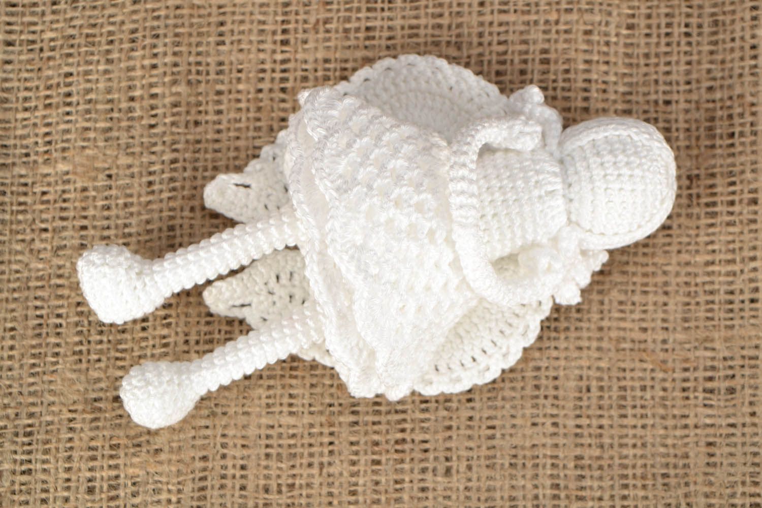 Jouet tricoté au crochet Poupée ange  photo 1