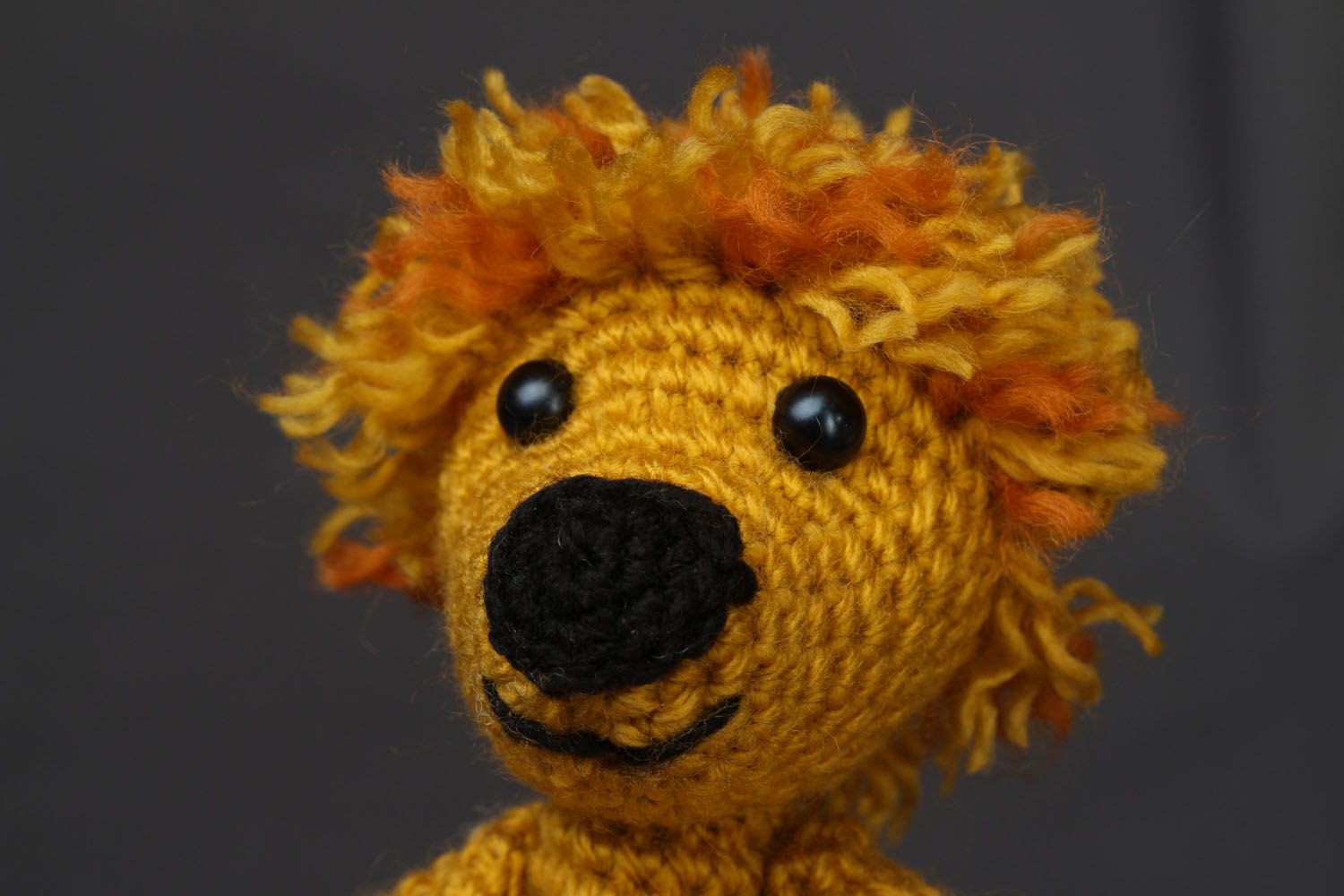 Crochet toy Little Lion photo 2