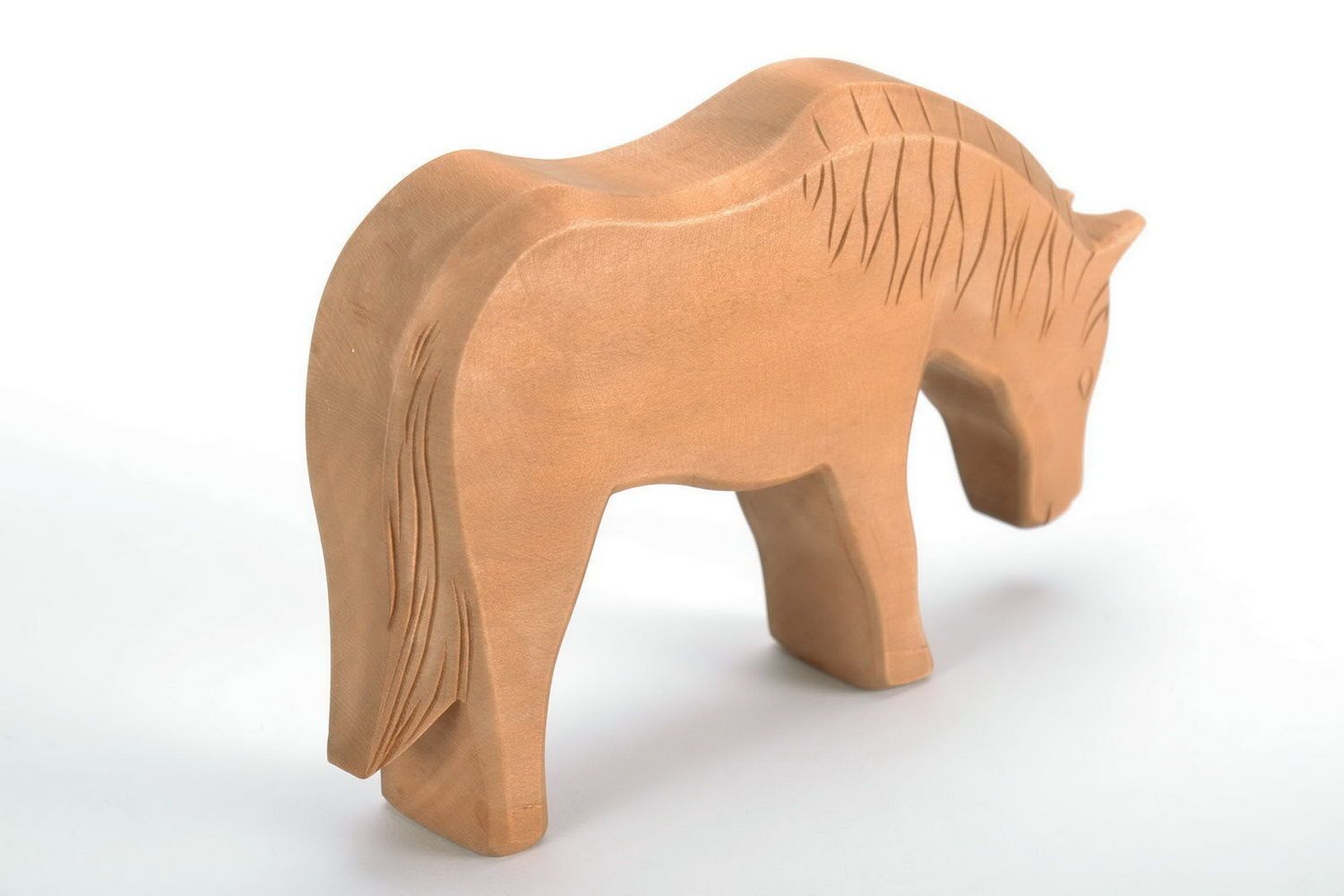 Estatueta de madeira Cavalo foto 4