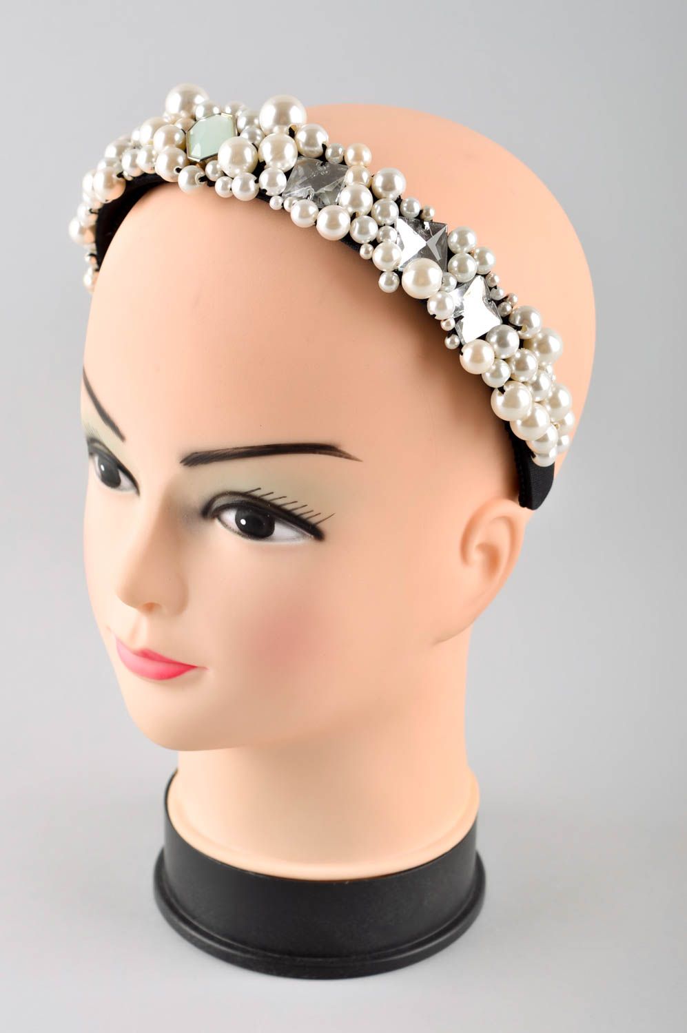 Аксессуар для волос ручной работы обруч на голову женский аксессуар модный фото 1