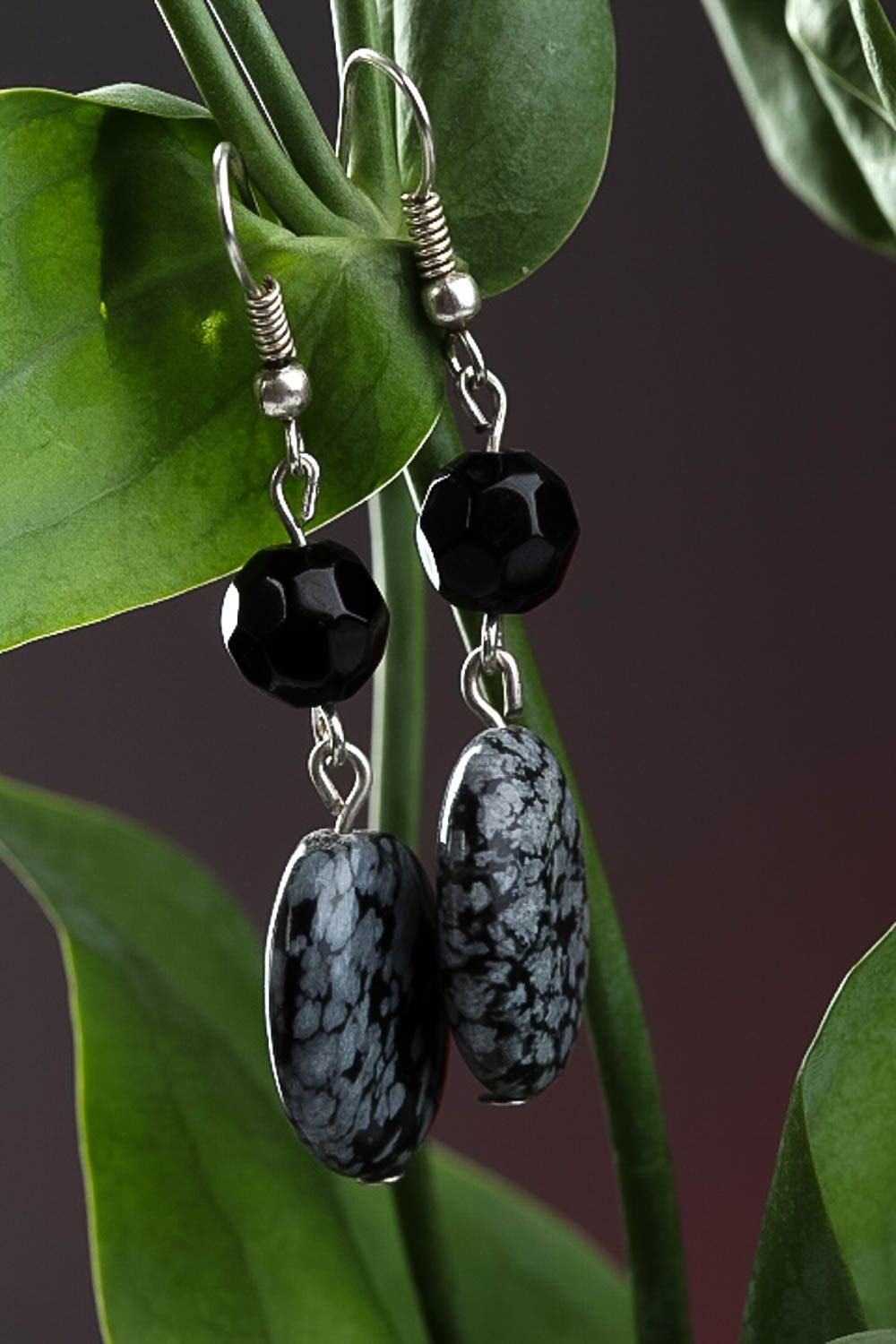 Handmade Ohrringe Perlen Ohrhänger Juwelier Modeschmuck Geschenk für Frauen foto 1