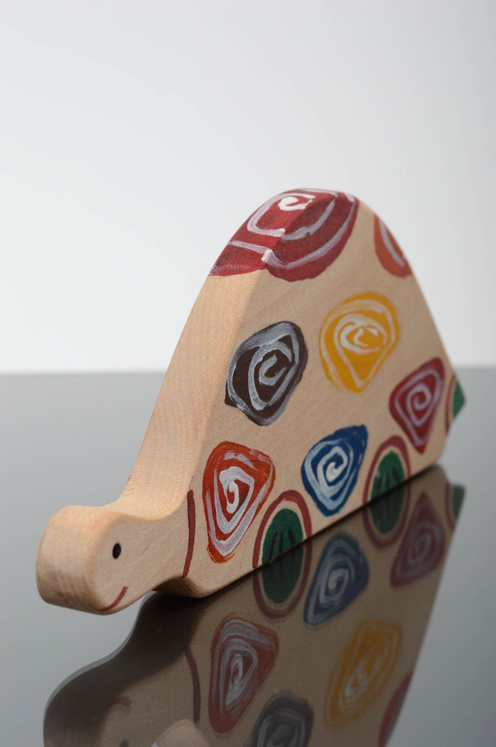 Schildkröte Spielzeug handmade Holzspielzeug Öko Spielzeug aus Holz originell foto 2