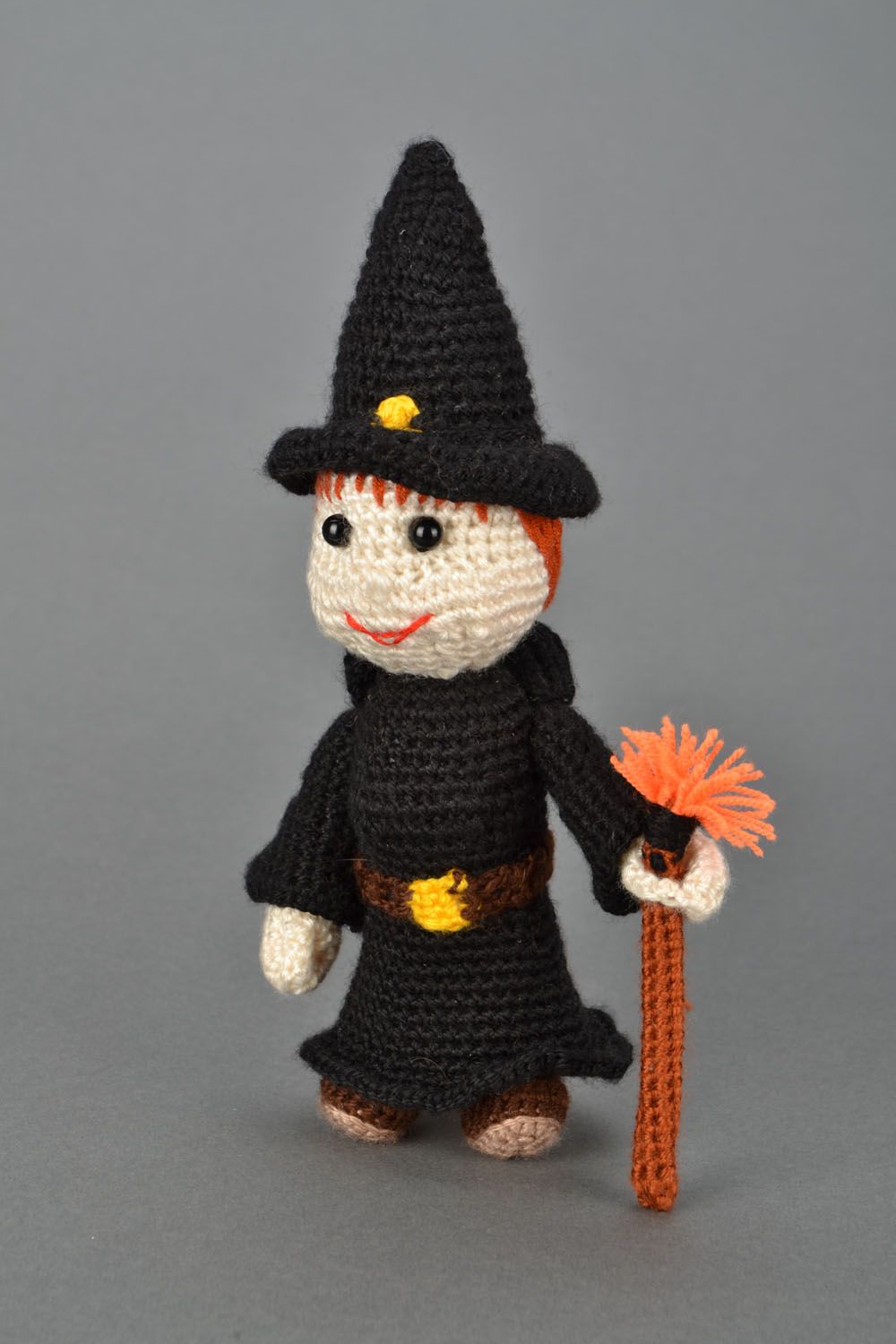 Soft crochet toy Little Witch photo 1