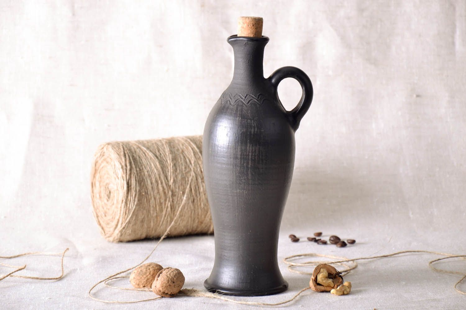 Deko Flasche aus Keramik  foto 1
