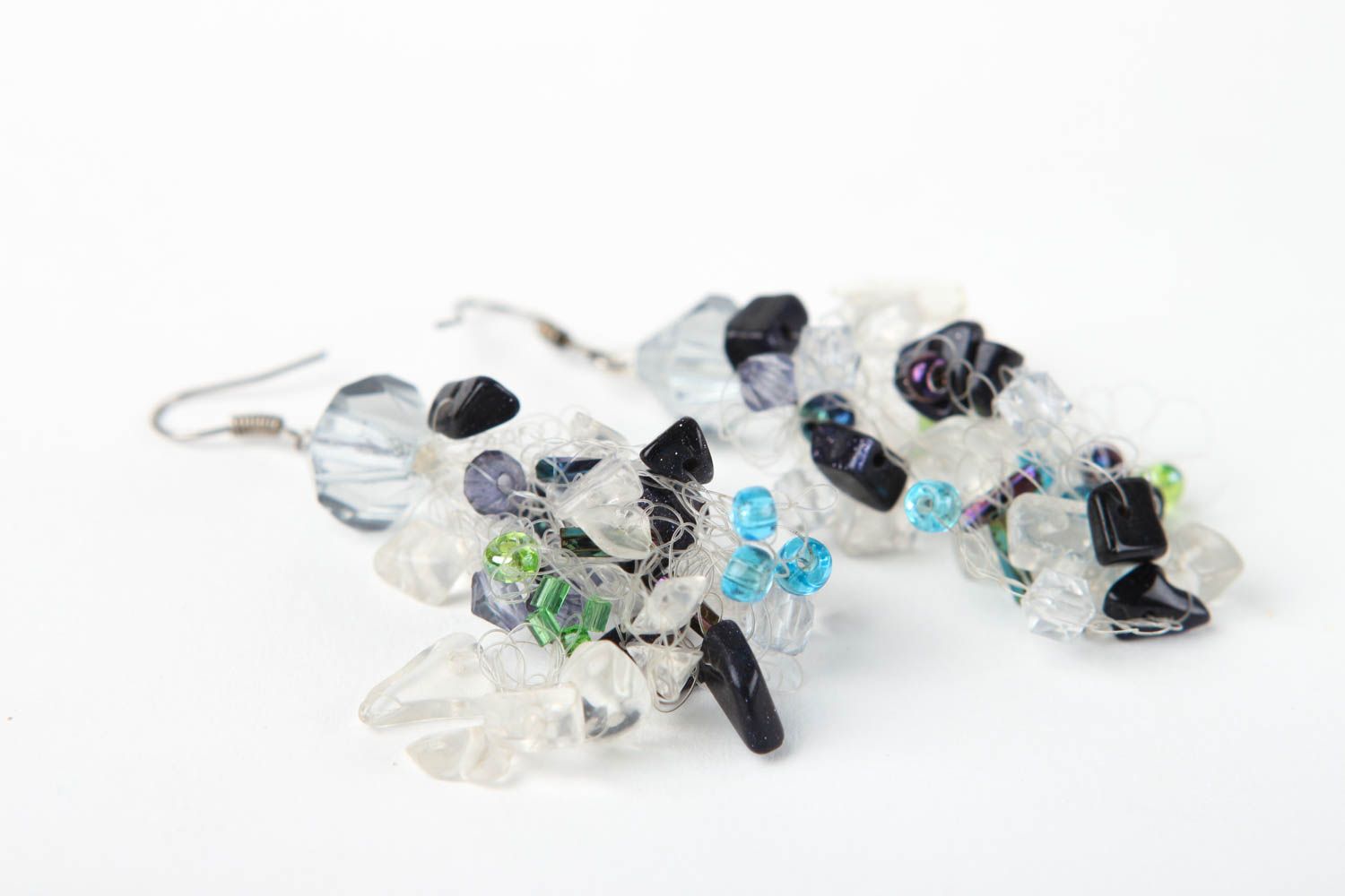 Handmade Ohrringe für Frauen modisch Schmuck aus Natursteinen Schmuck Ohrringe foto 3