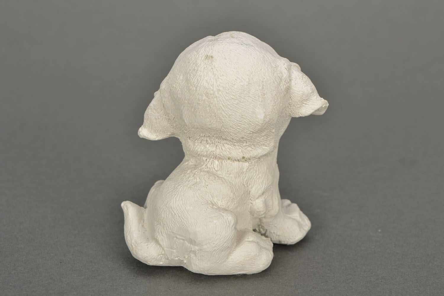 Plaster figurine of dog for painting photo 5