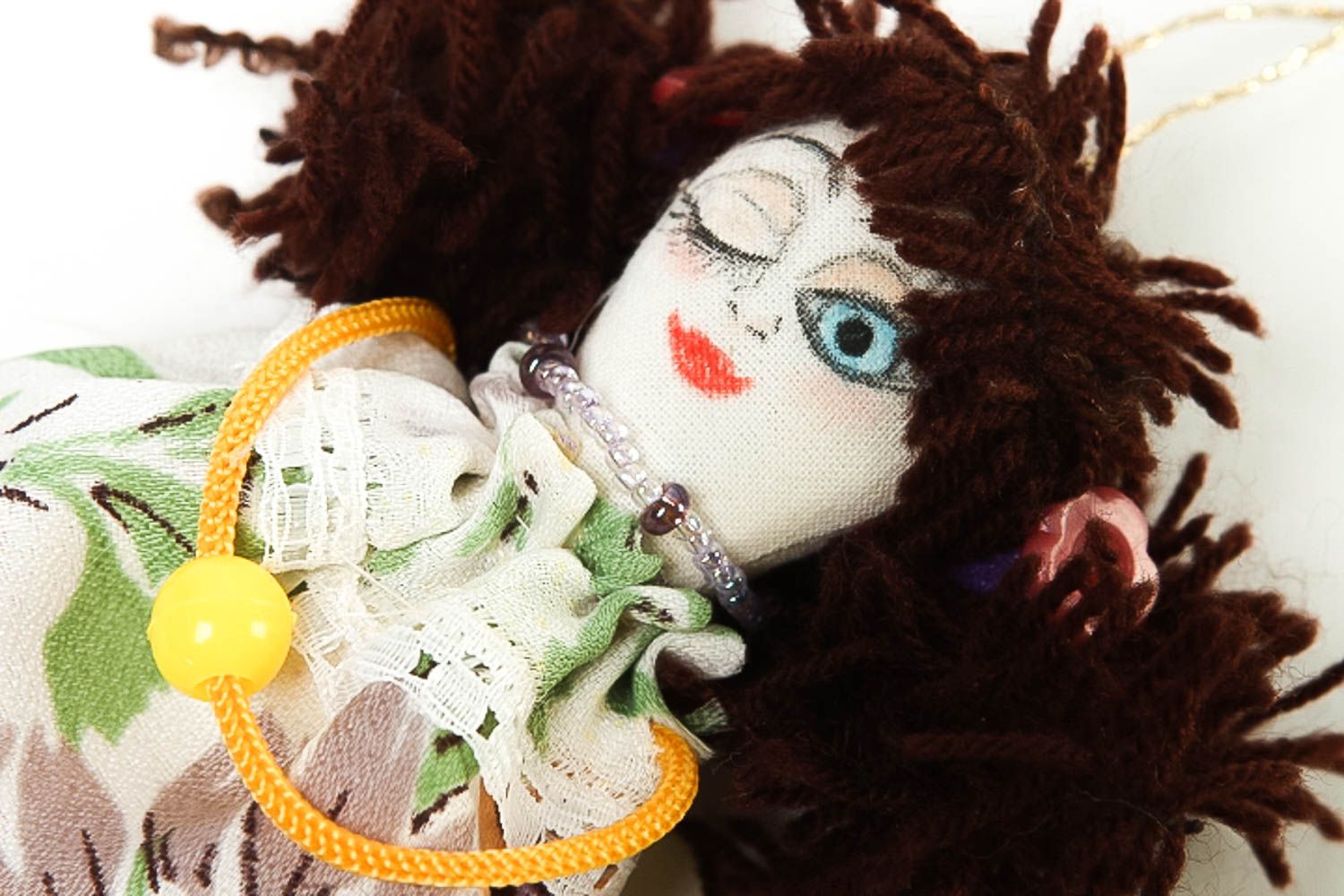 Deko Anhänger Puppe handgemacht Spielzeug Puppe Wand Dekor mit Rosmarin Aroma foto 2