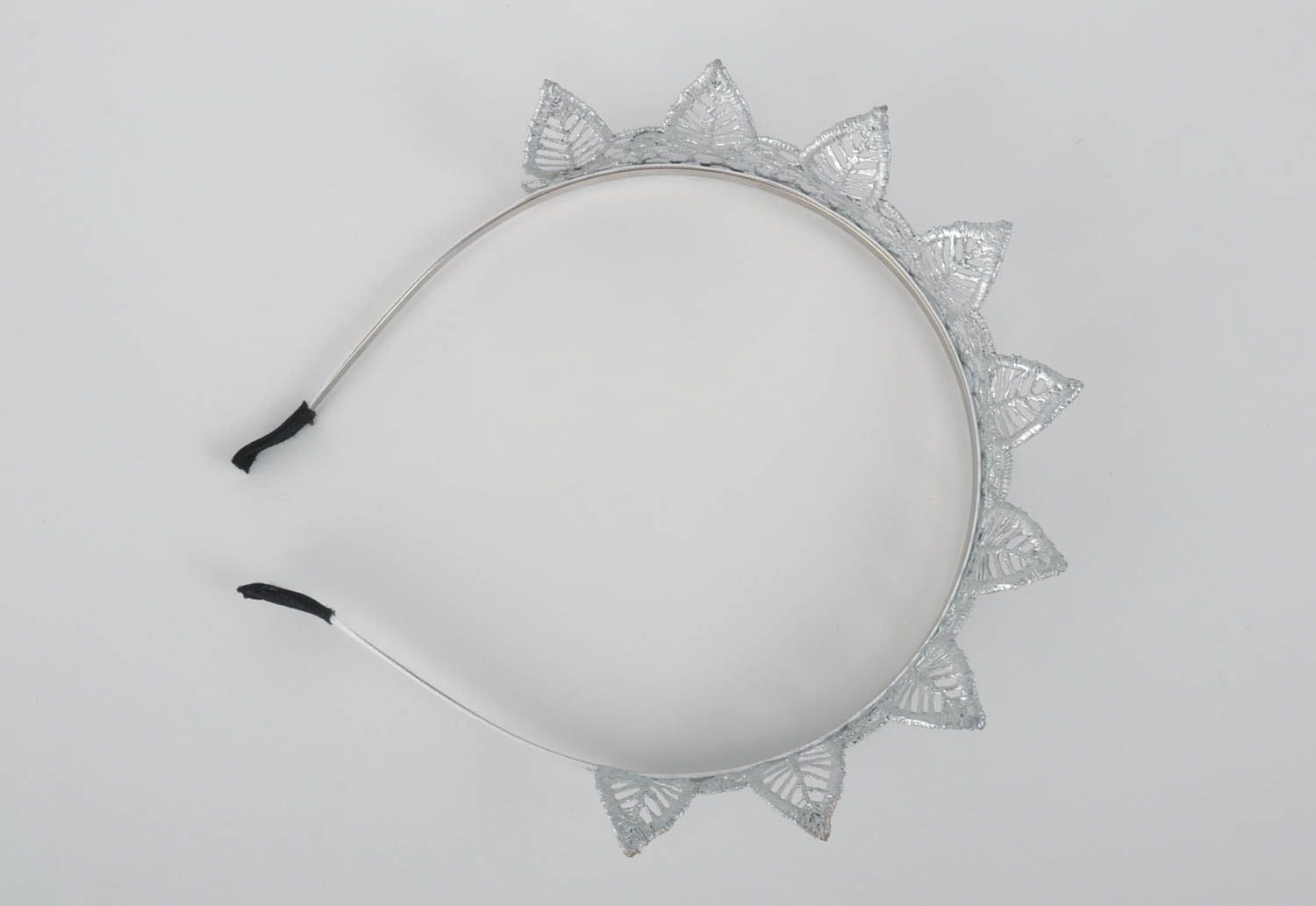 Авторский аксессуар украшение ручной работы ободок на голову декор для волос фото 3