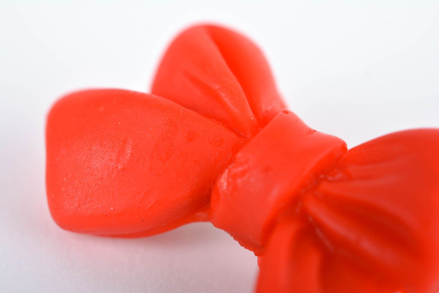 Rote Schleife schöne Brosche handmade Schmuck für Frauen Designer Brosche toll foto 4