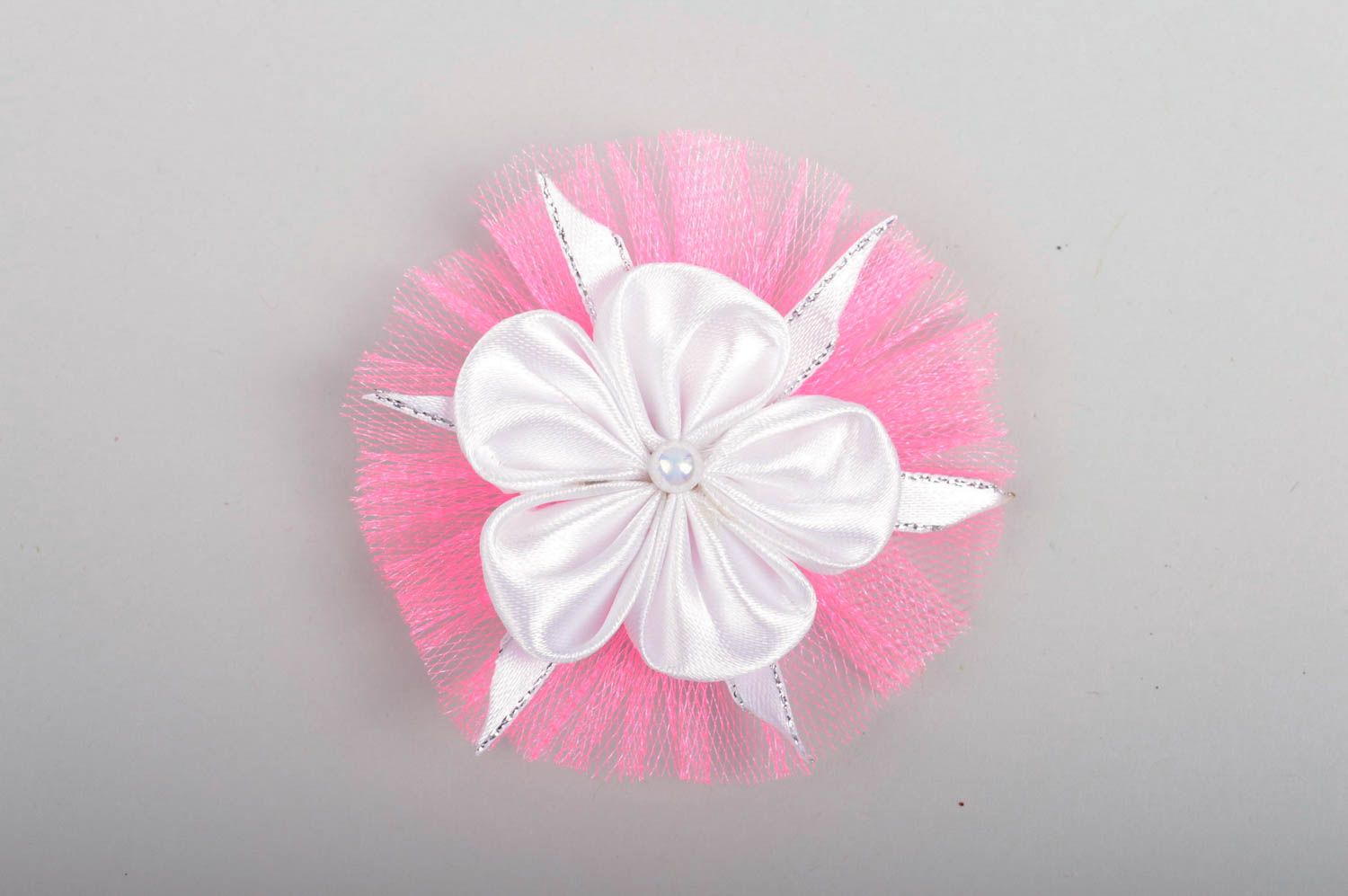 Handmade hair clip flower hair accessories kids accessories gifts for girls photo 5