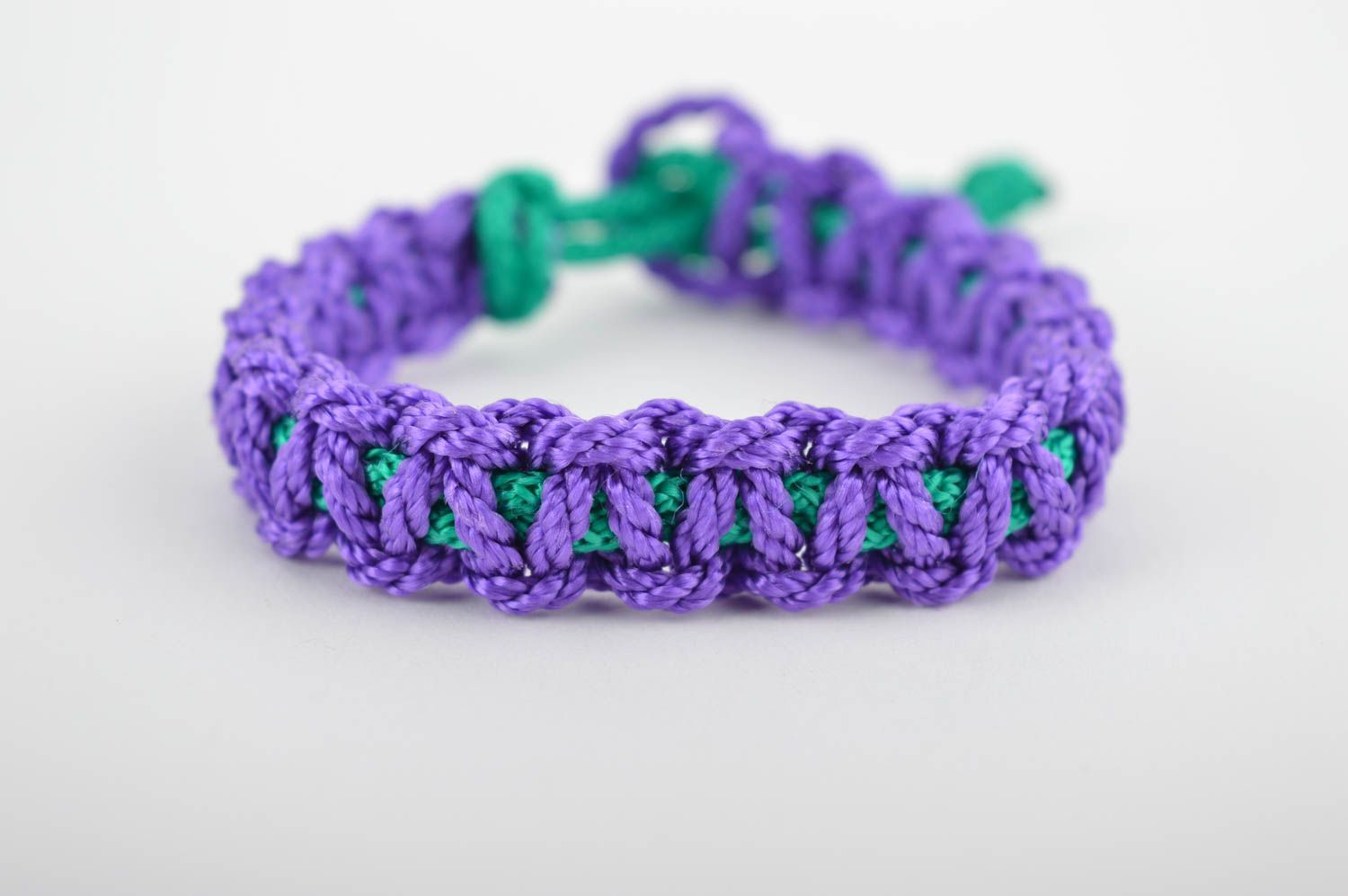 Stylish handmade textile bracelet cool bracelets woven bracelet gifts for her photo 3