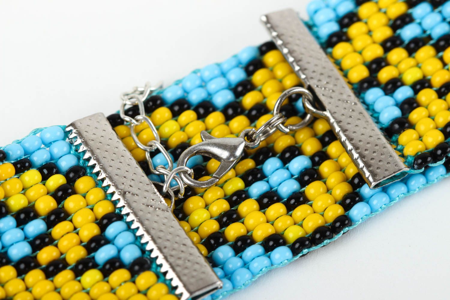 Bracelet perles de rocaille Bijoux fait main design original Cadeau femme photo 4