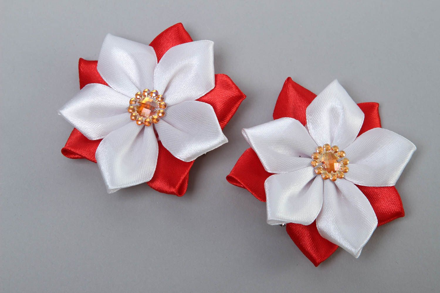 Handmade jewelry flower hair clips flowers for hair hair decorations cool gifts photo 2
