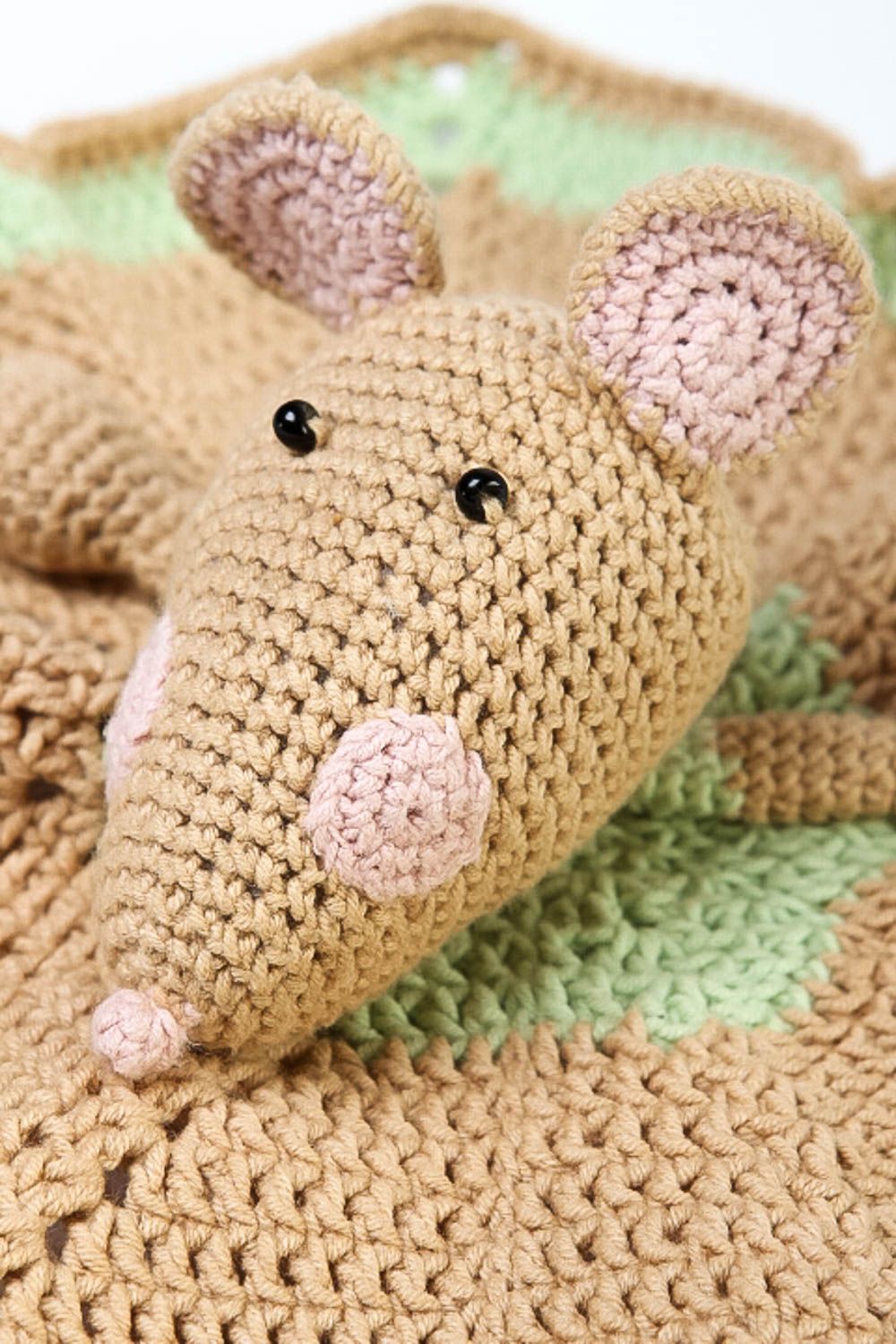 Handmade crocheted toy for babies nursery decor ideas stuffed toy for children photo 3