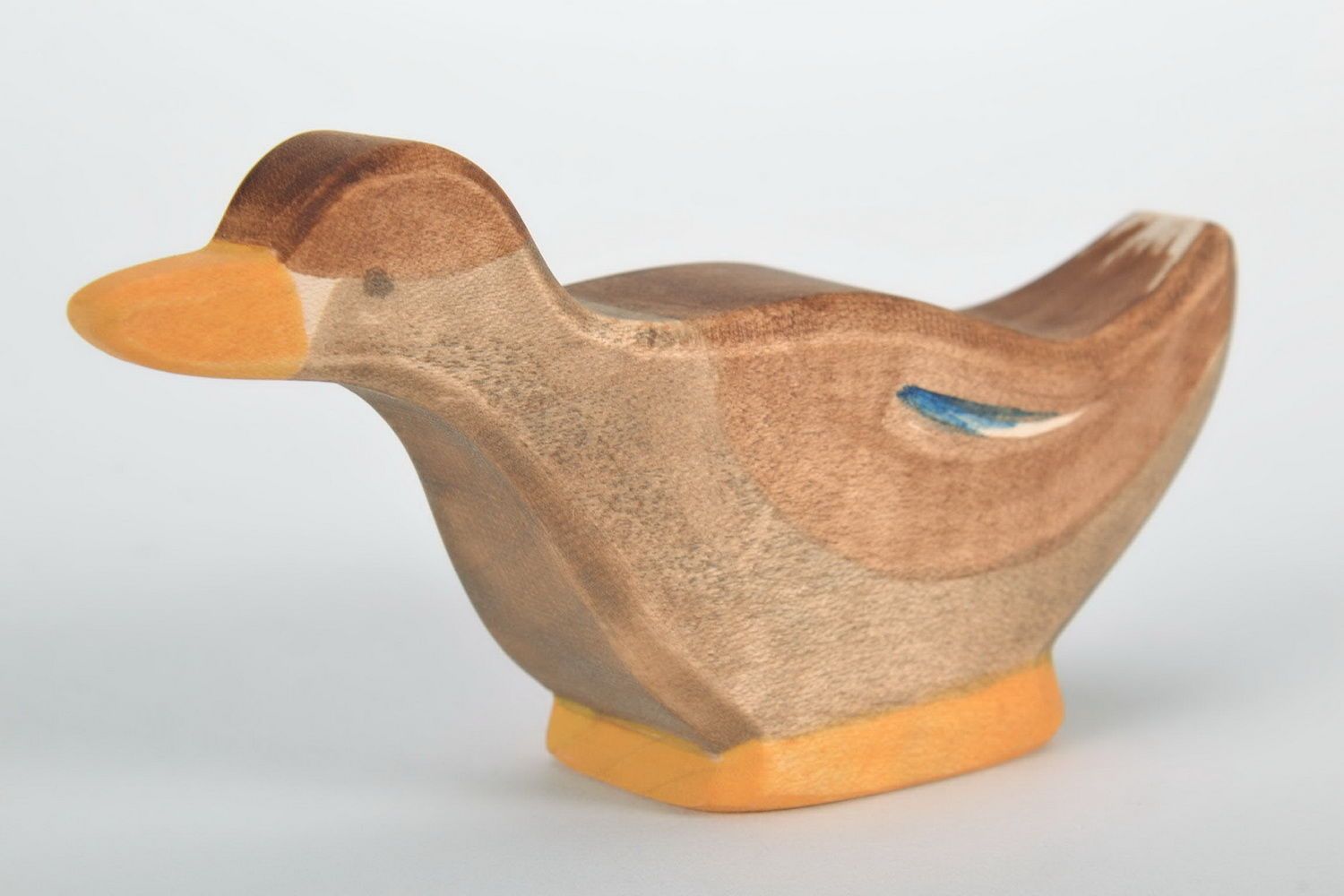 Figurine made from maple wood Wild Duck photo 4