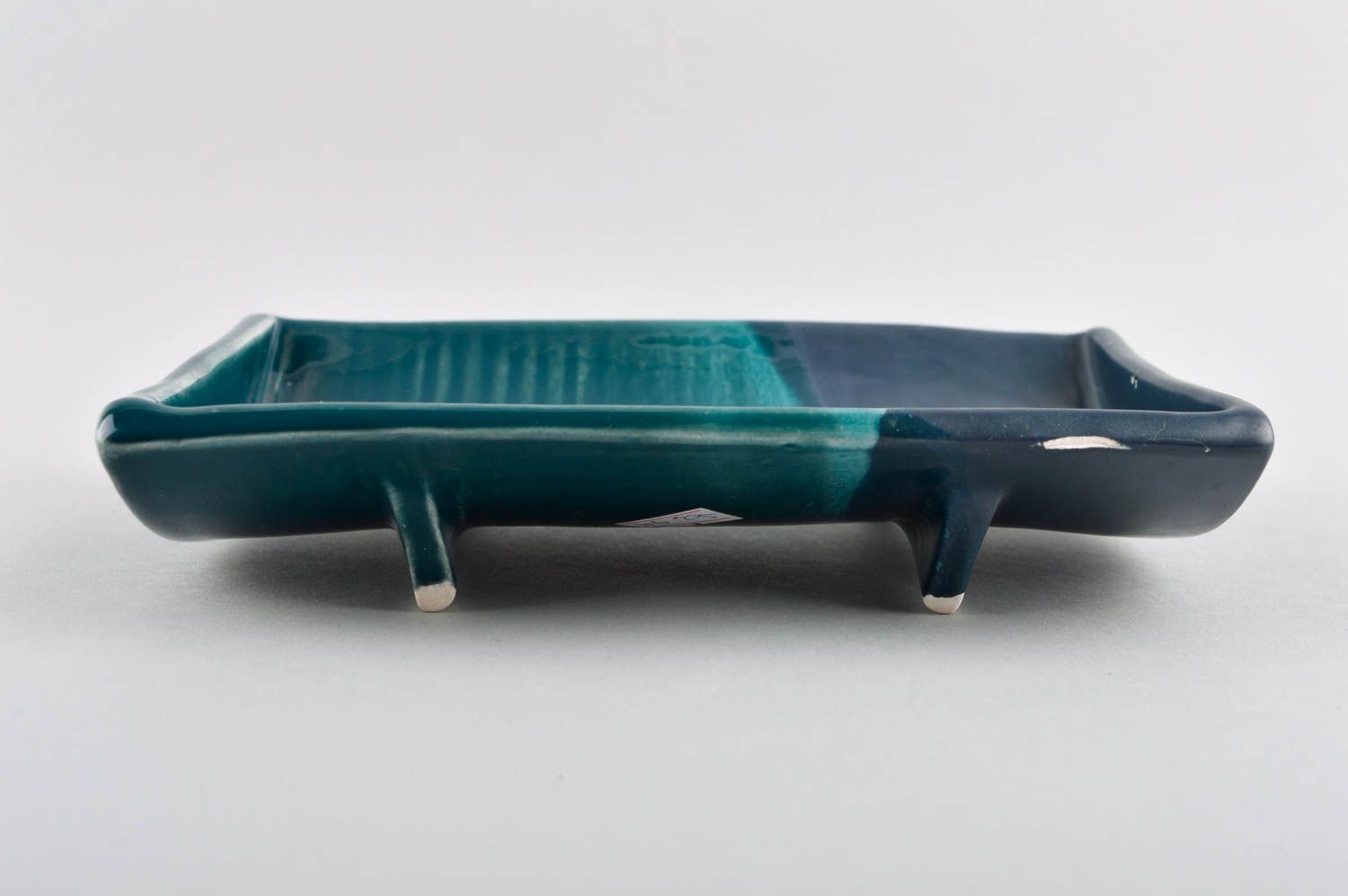Plato para sushi hecho a mano de cerámica utensilio de cocina menaje del hogar foto 2