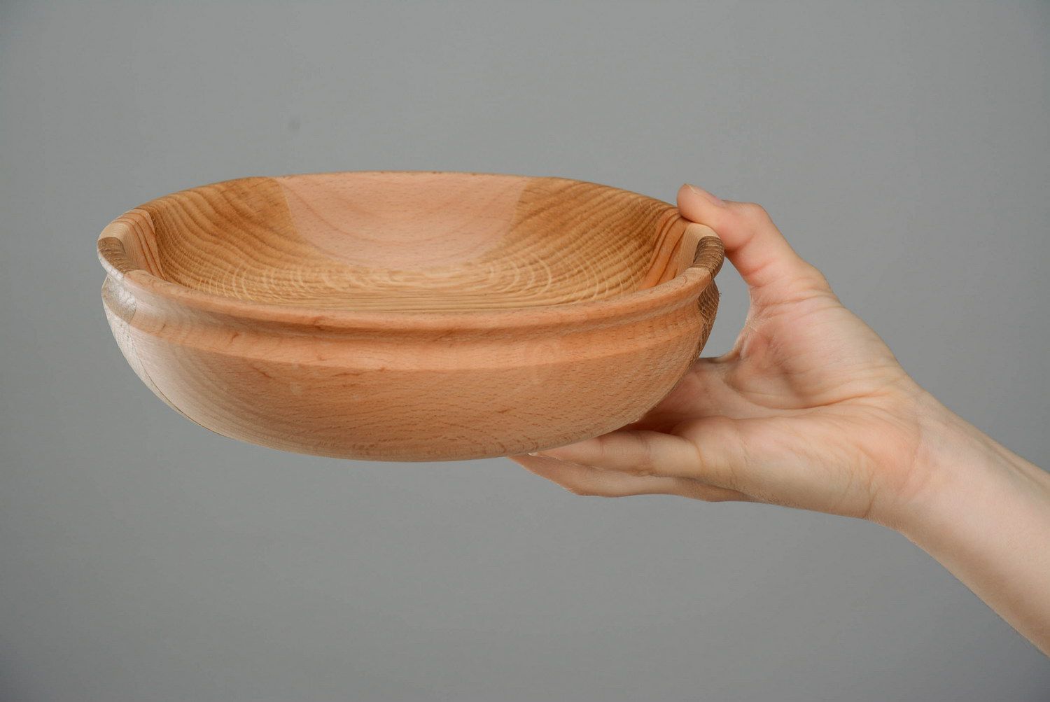 Деревянная тарелка для сухих продуктов фото 5
