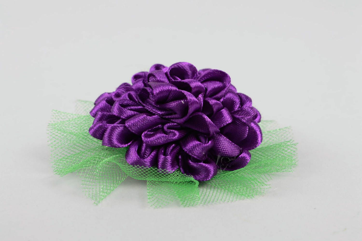 Handmade flower accessory tender bright hair clip designer cute hair clip photo 3