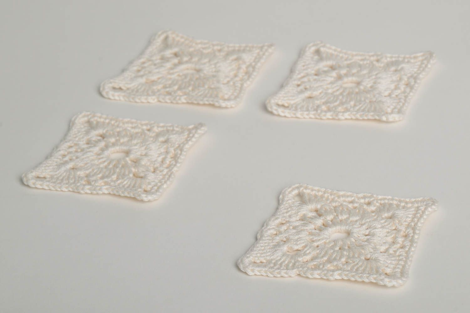 Unusual handmade hot pads decorative coaster crochet ideas kitchen design photo 4