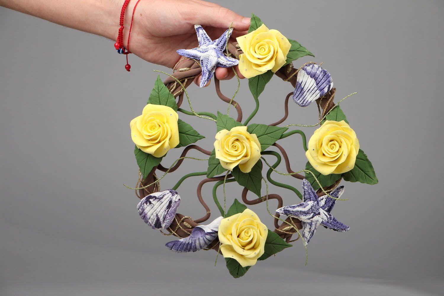 Wall Wreath with Roses photo 4