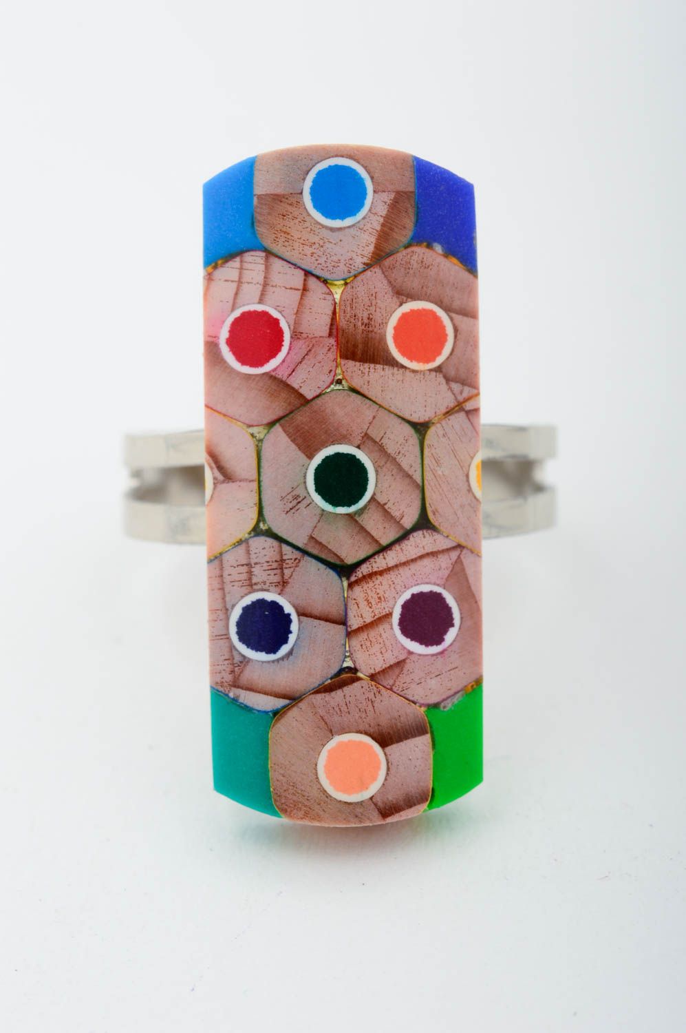 Handmade jewelry unusual ring wooden accessory gift ideas designer jewelry photo 3