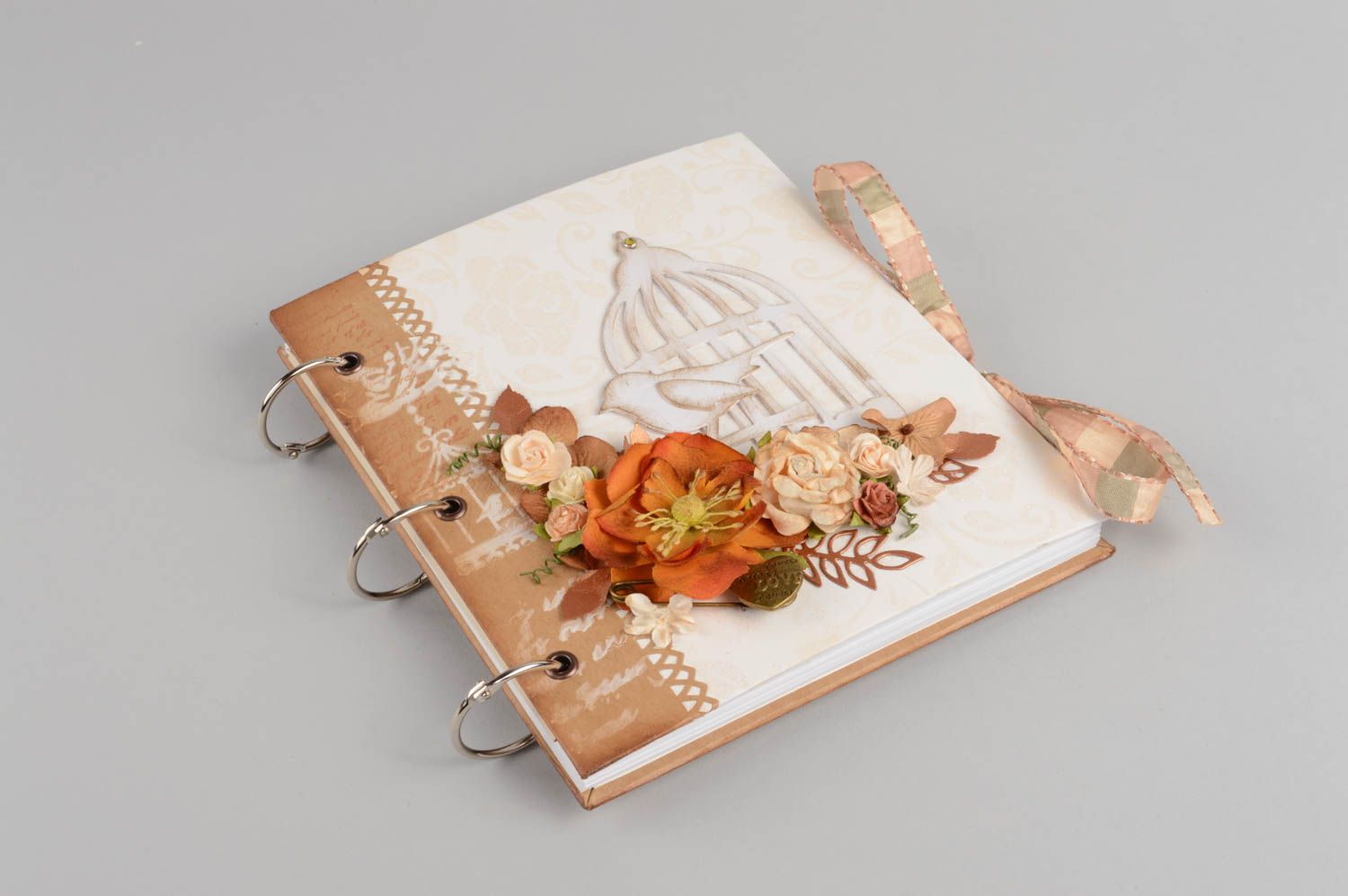 Schönes Gästebuch zur Hochzeit oder Geburtstag mit Abteilung für CD handmade foto 2