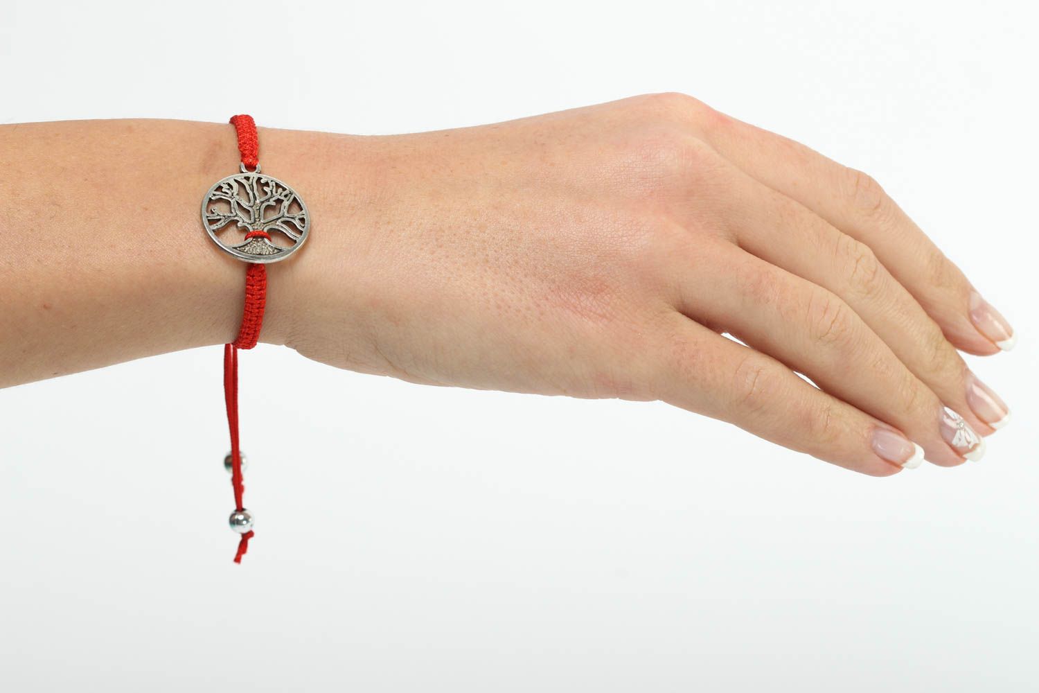Schmuck für Frauen Armband Stoff handmade Frauen Accessoire Armband Schmuck rot foto 5