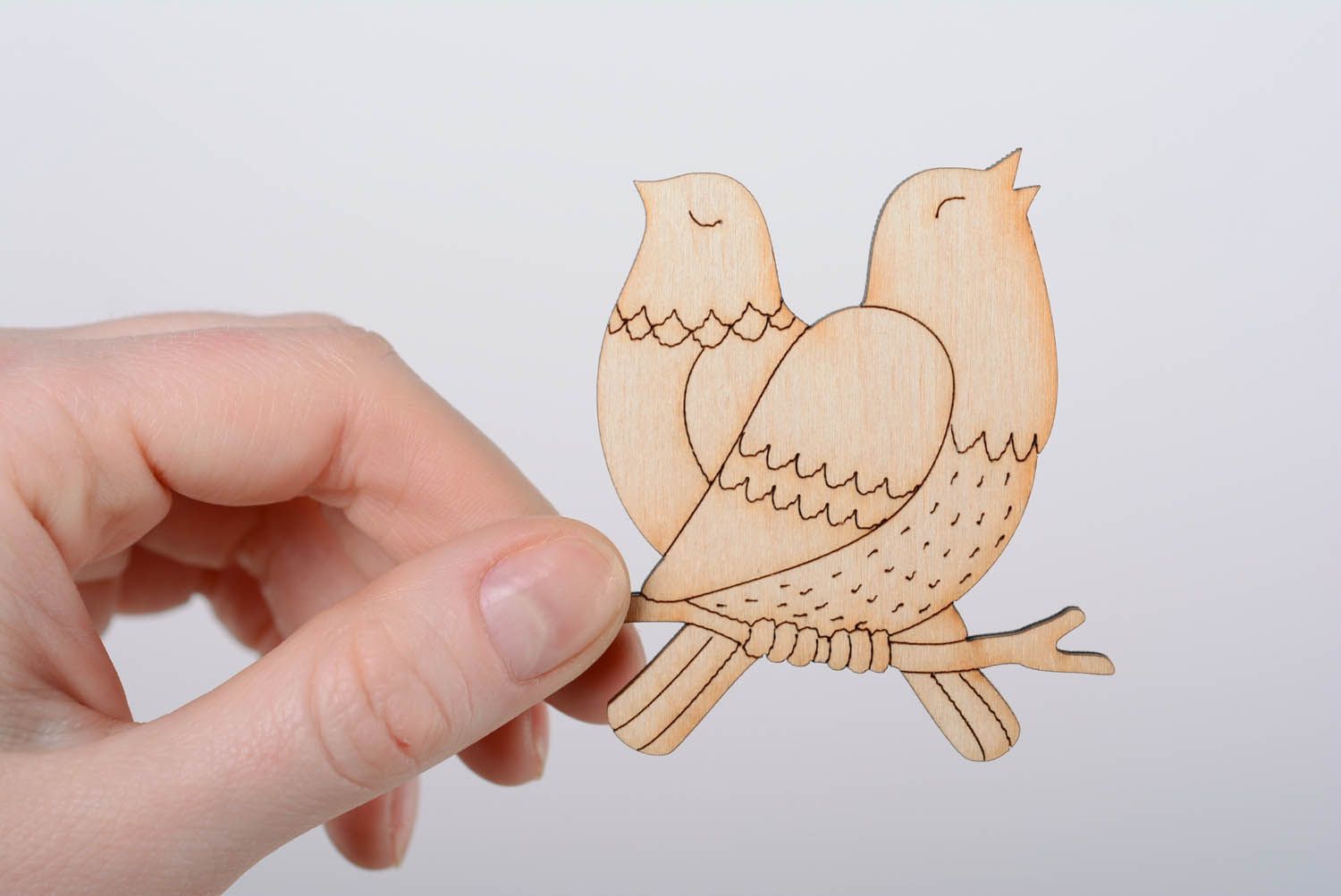 Magnet à décorer fait main Oiseaux photo 4