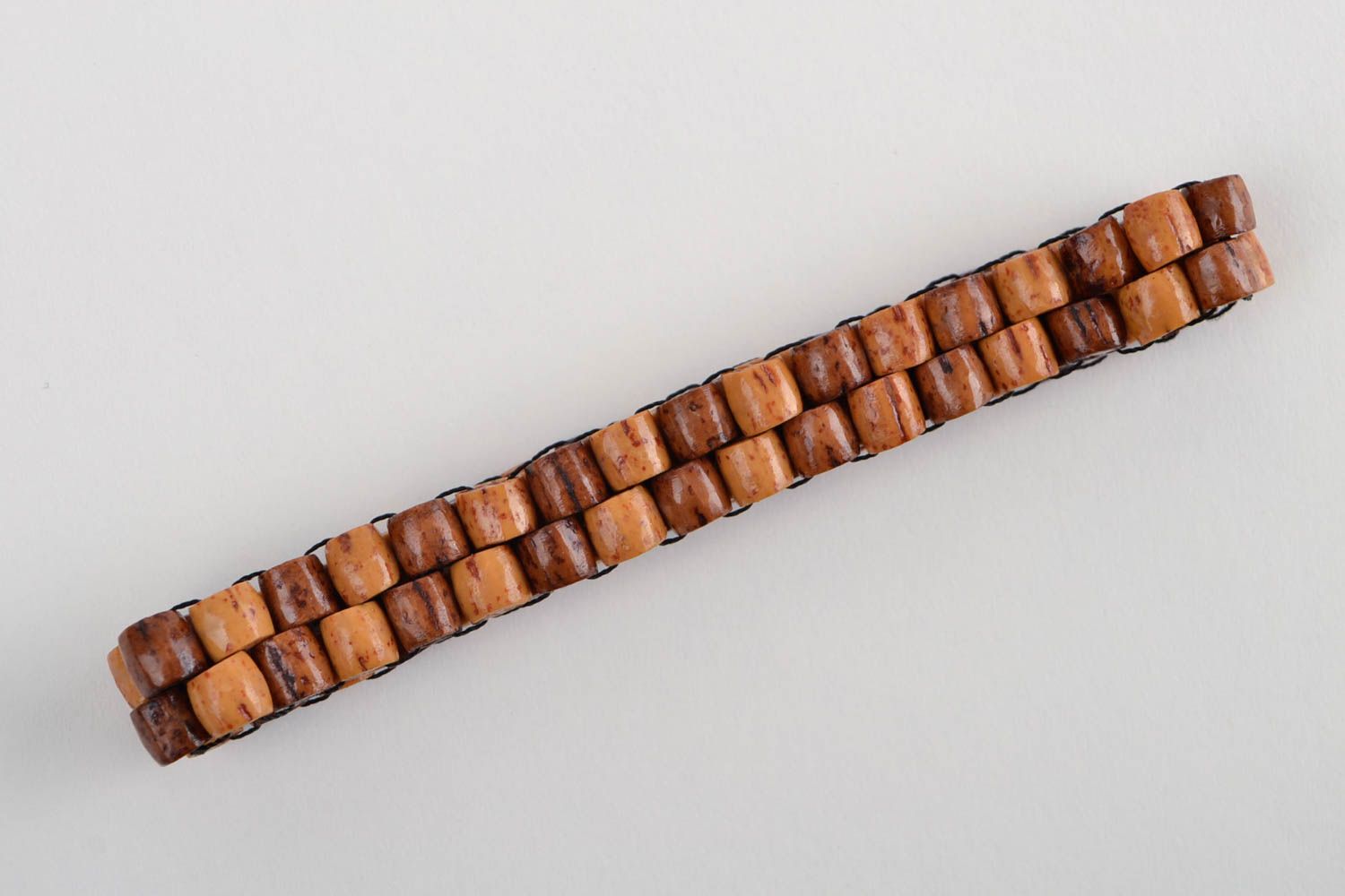 Handmade bracelet wooden jewelry bead bracelet designer accessories gift ideas photo 3