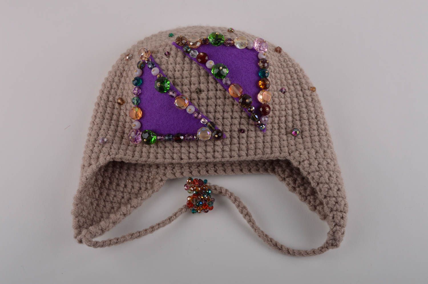 Handmade winter hat for women ladies hat warm hat designer accessories  photo 5