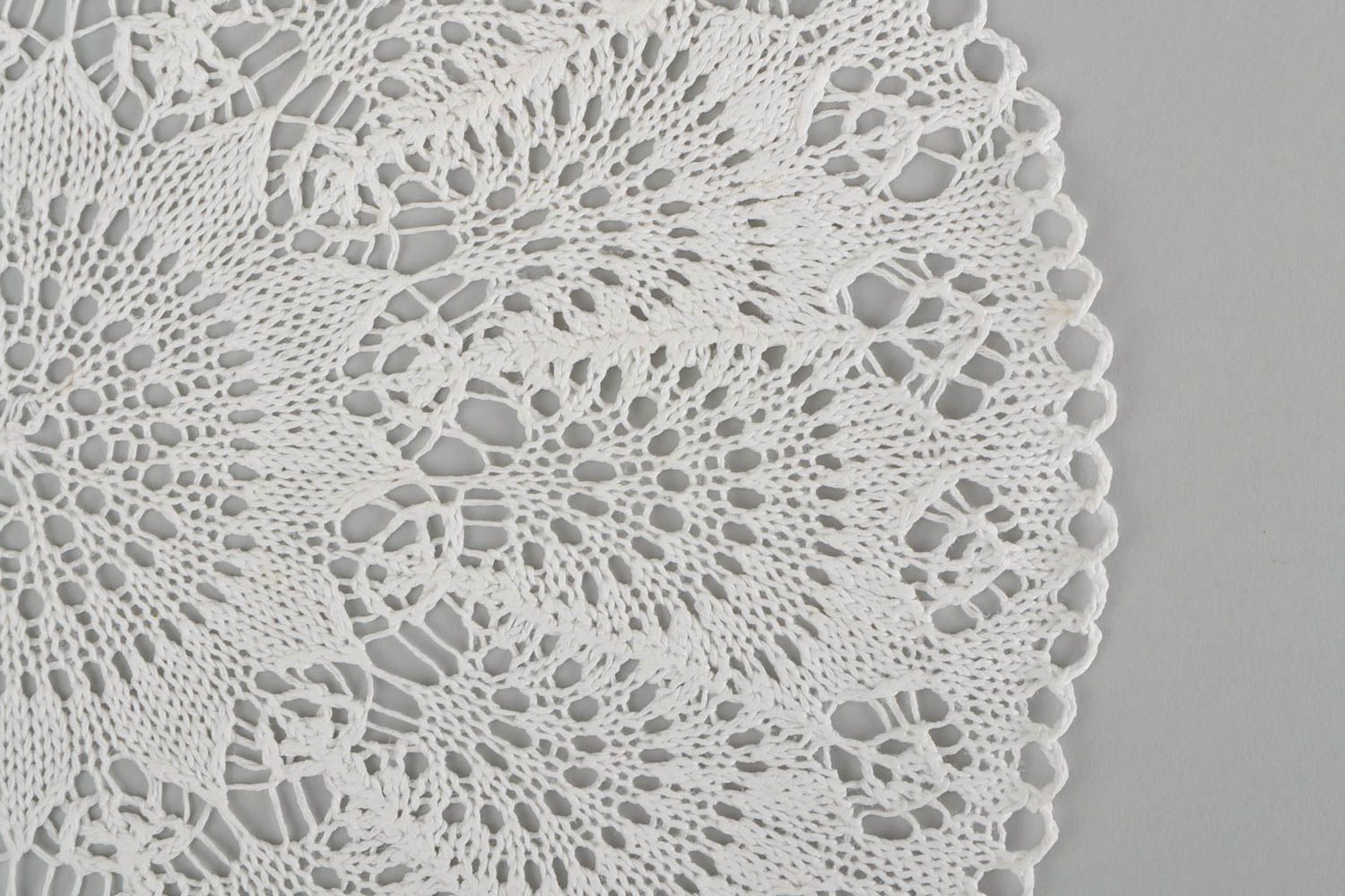 Crochet table napkin handmade knitted napkin home decor interior tablecloth photo 4