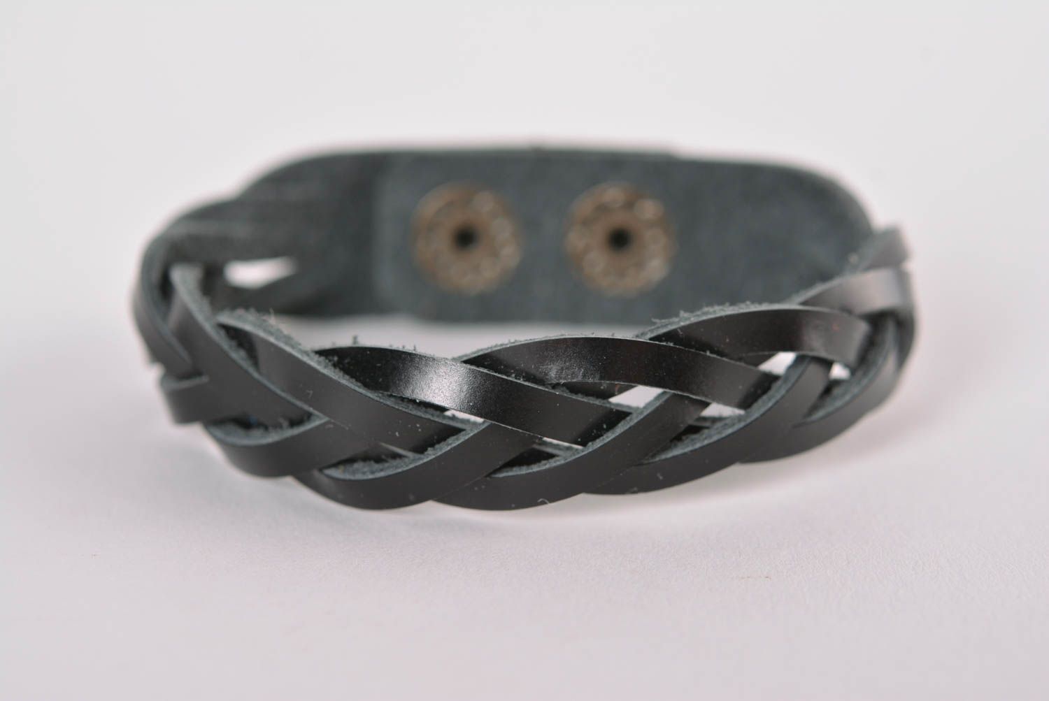 Unusual handmade leather bracelet wrist bracelet designs handmade accessories photo 1