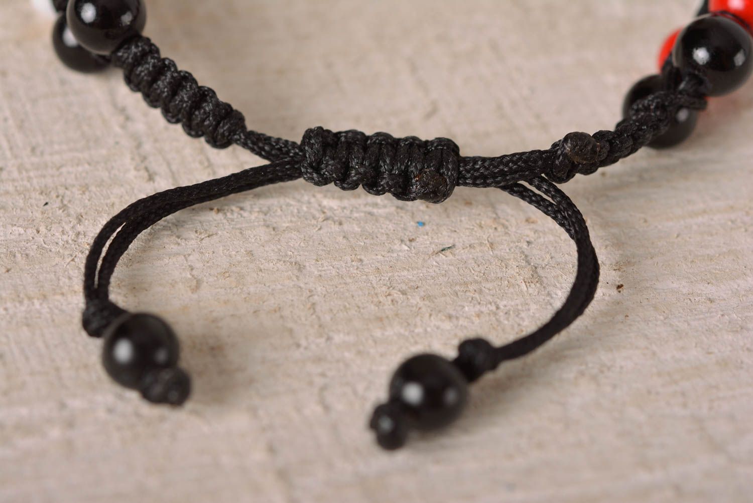 Macrame bracelet handmade beaded bracelet thread jewelry designer jewelry photo 4