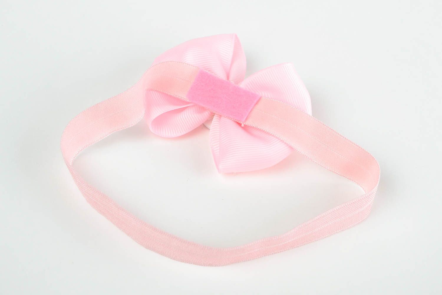 Handmade hair accessories designer pink headband stylish female present photo 5